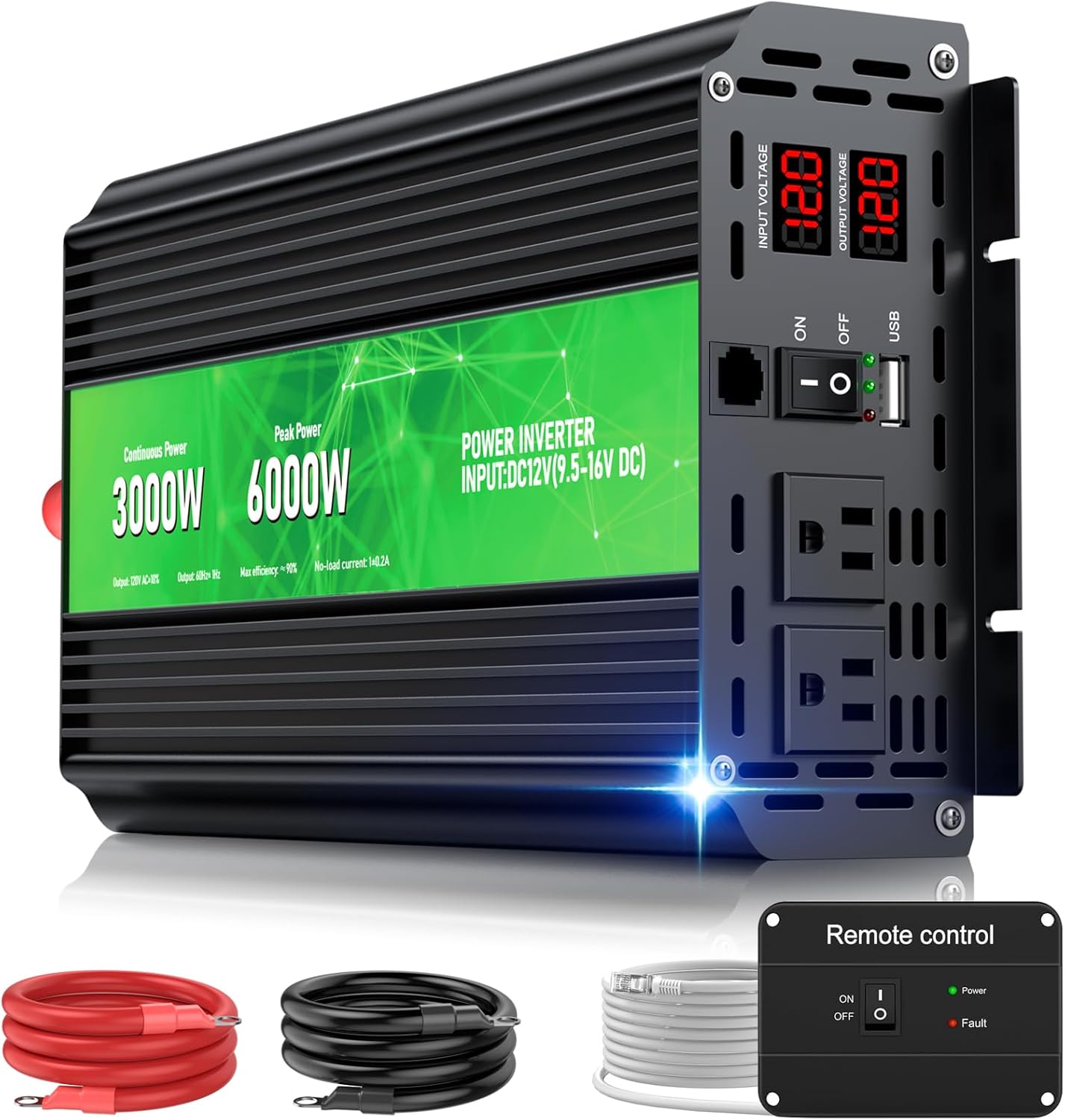 Detalle de HONOURLIGHT 3000W Power Inverter