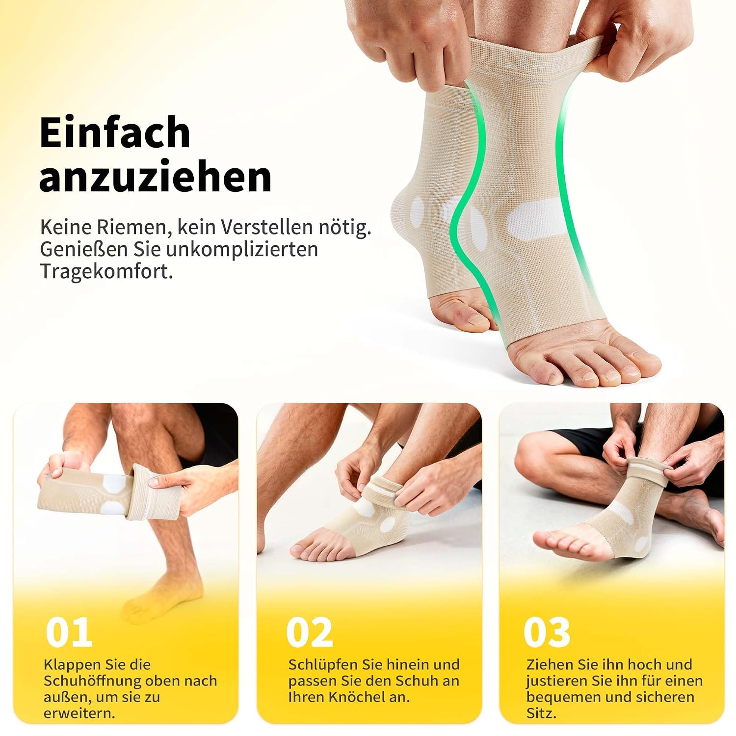 Thumbnail 6 de CAMBIVO Chevillère Entorse – Maintien sport et quotidien, • protection cheville + fascite plantaire