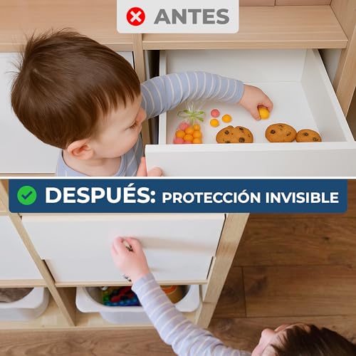Thumbnail 2 de Hoffenbach Cierre Magnético Invisible para Armarios y Cajones – 12 Seguros para Bebés + 3 Llaves