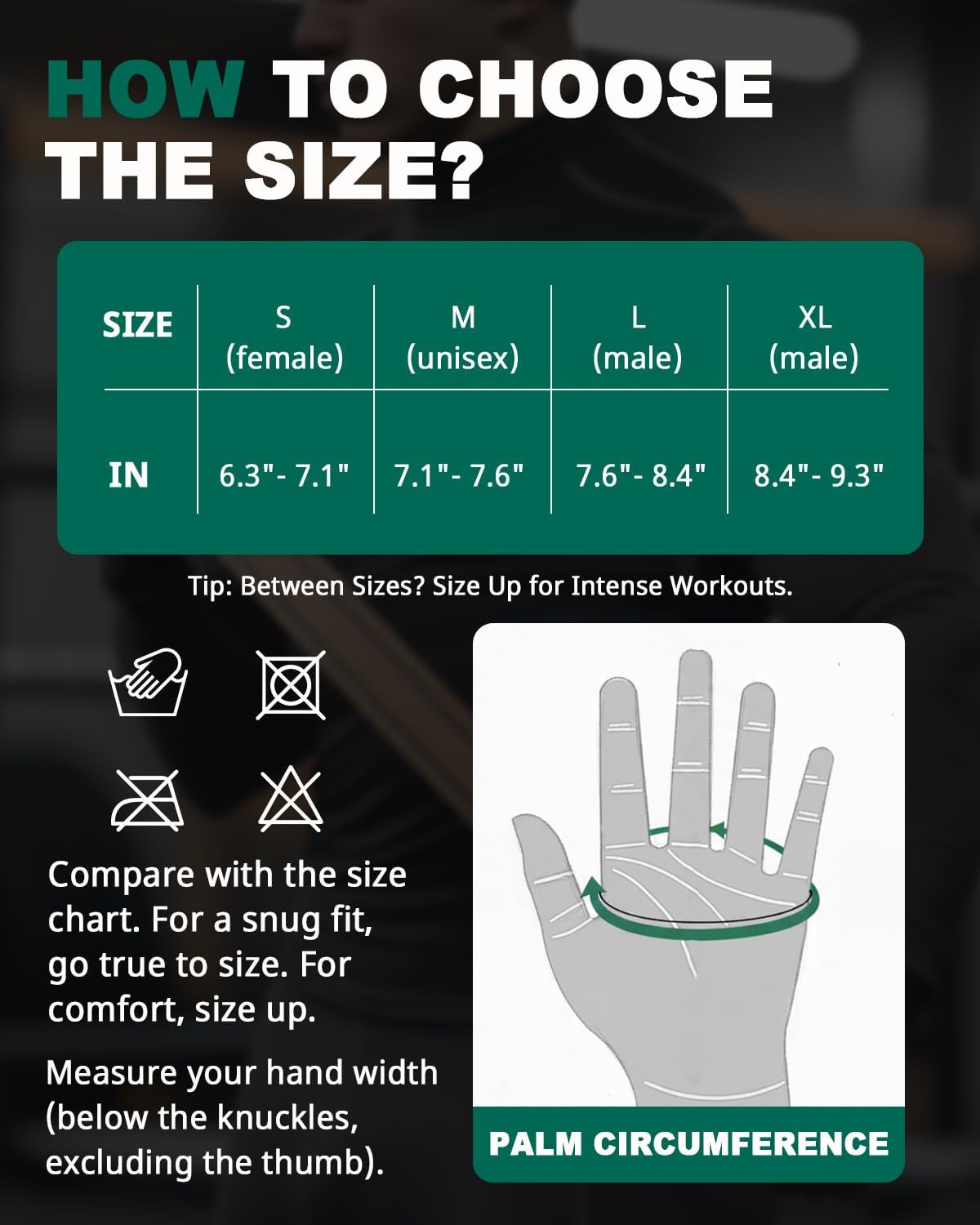 Detalle de Trideer Weightlifting Gloves, Microfiber