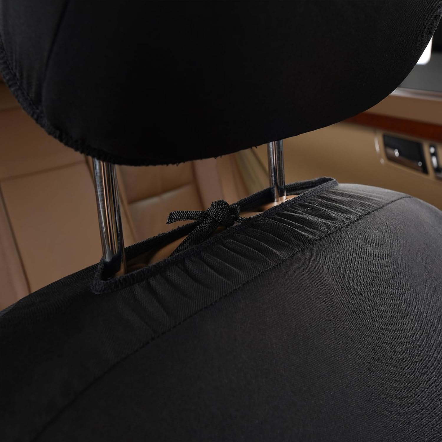 Detalle de Flying Banner Car Seat Covers: Front Seats & Rear Bench, Universal Fit, Easy Install