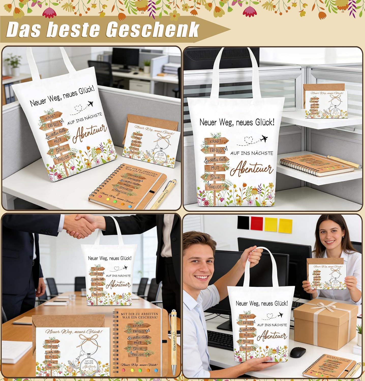 Thumbnail 5 de Abschiedsgeschenk-Kollegen: 6er Set für Kollegin/Kollege zum Jobwechsel – stilvoll, praktisch und unverwechselbar