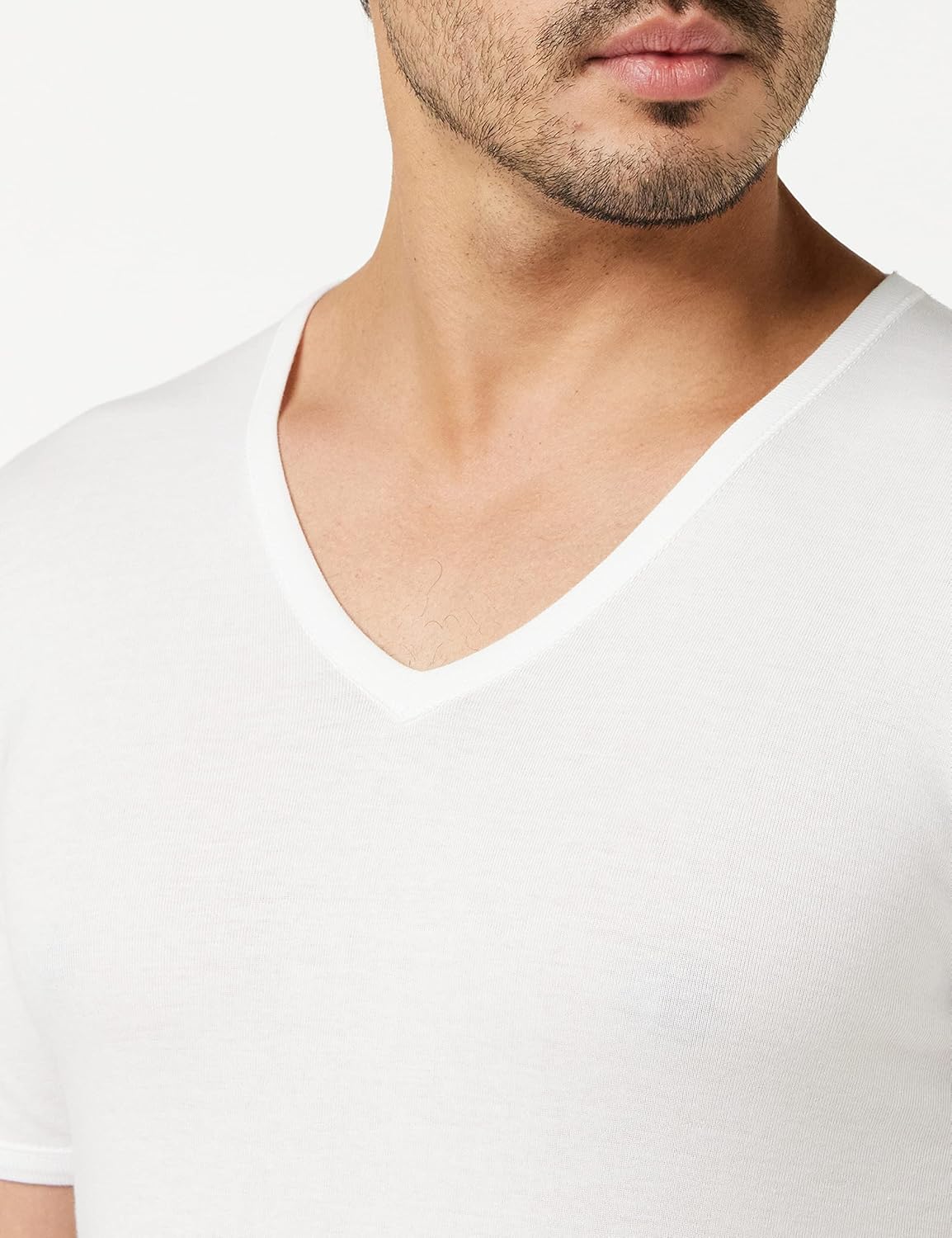 Thumbnail 3 de Eminence - Lot de 4 T-Shirts Col V pour Homme en Côte Fine 100% Coton Peigné