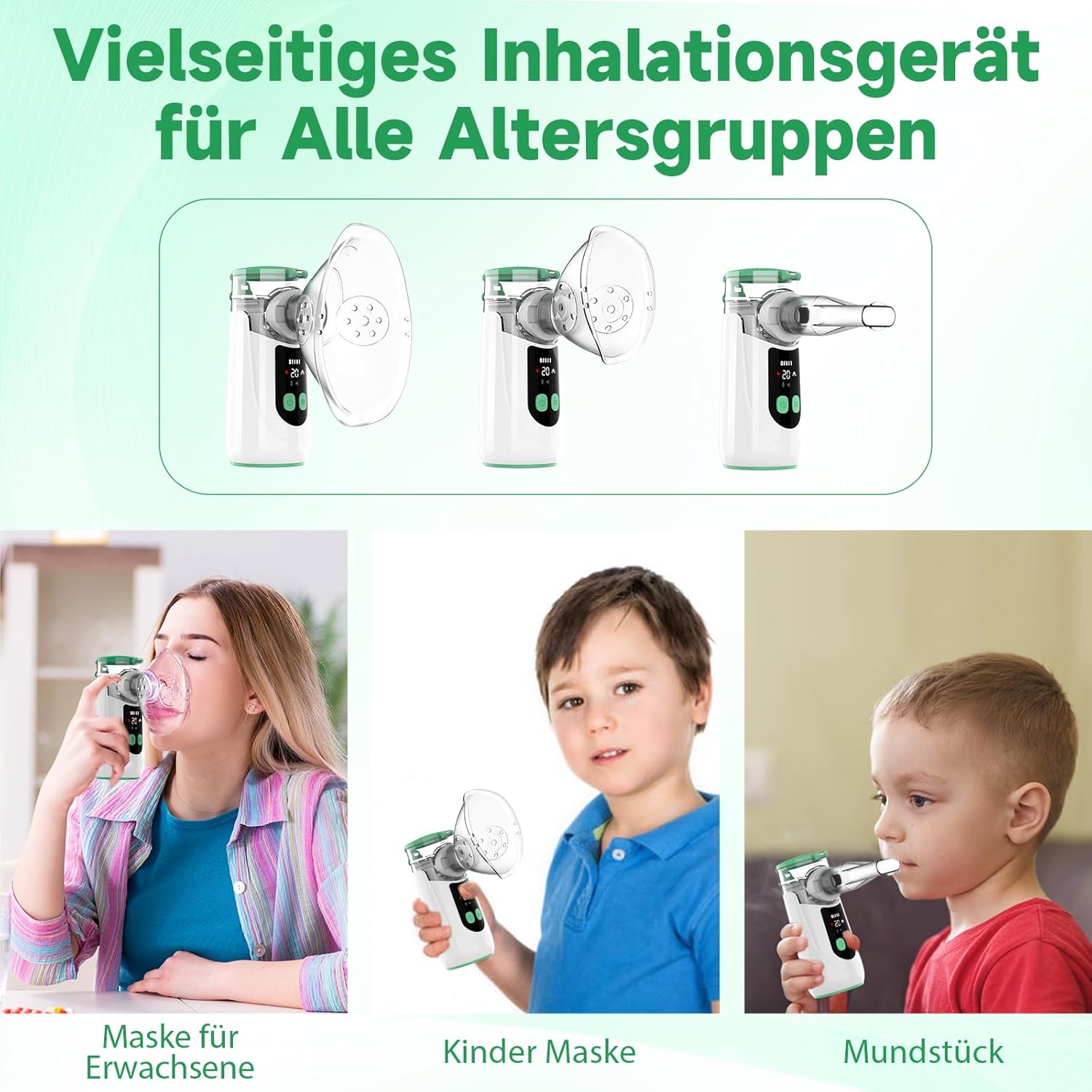 Detalle 2 de Wholede Inhaliergerät für Erwachsene