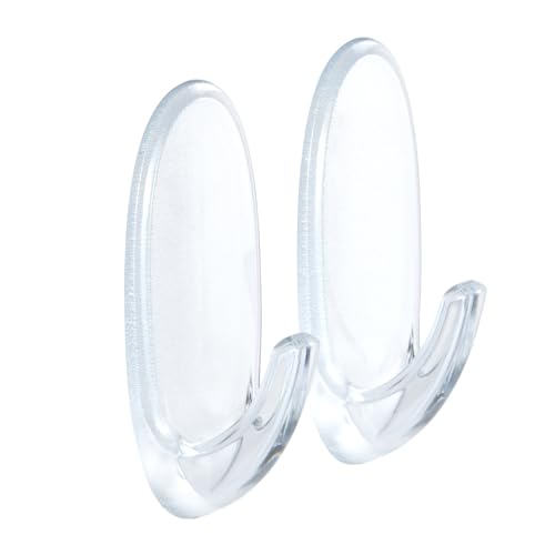 Thumbnail 16 de Command Medium Hooks, Clear: 7 Hooks and 10 Adhesive Strips for Damage-Free Organisation