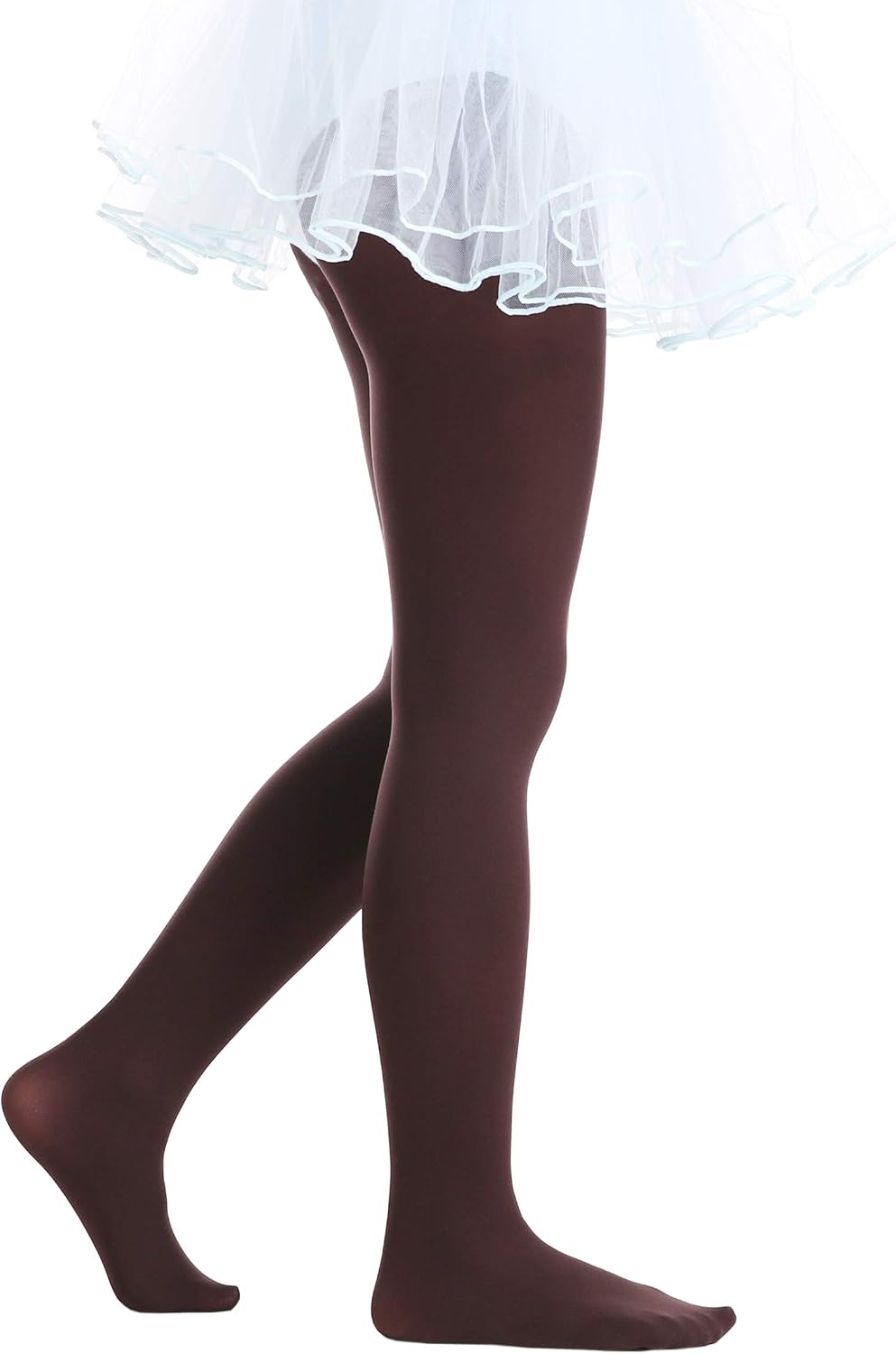 Detalle de EVERSWE Girls Semi Opaque Tights, 40D Microfiber Tights