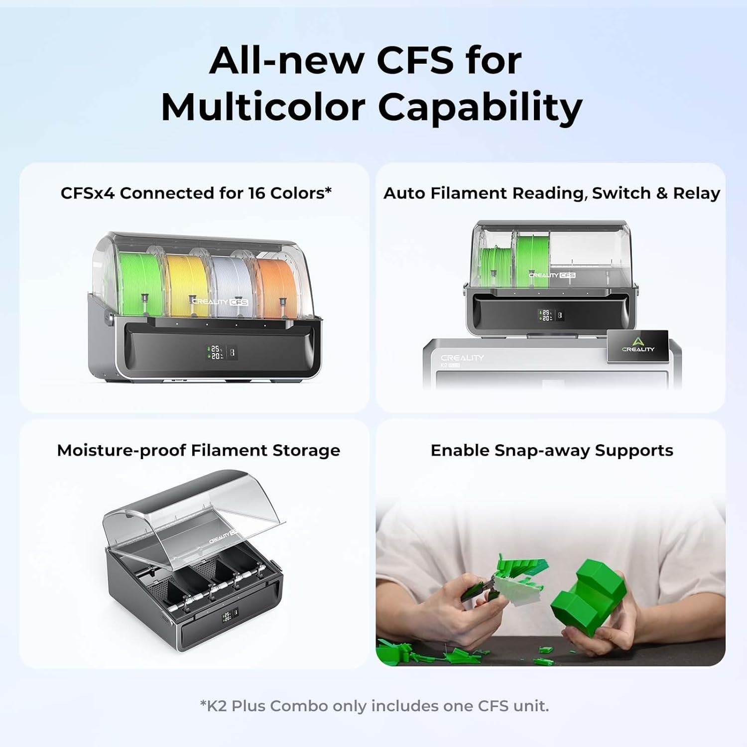 Thumbnail 6 de Creality K2 Plus 3D Printer 350 x 350 x 350mm