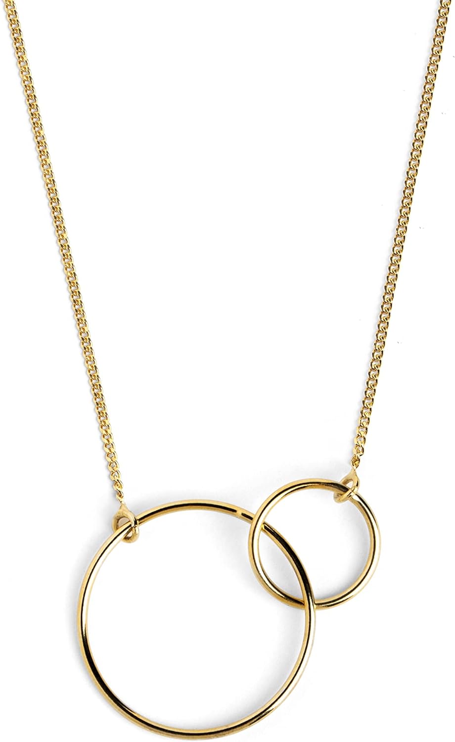 Thumbnail 4 de SINGULARU Collar Sister plata 925, dos aros unidos 💍