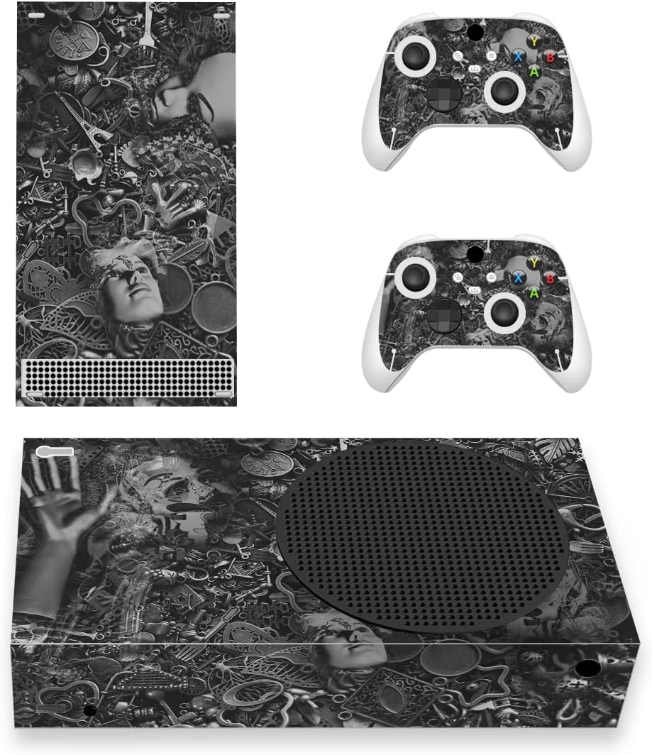 Detalle de playvital Xbox Series S skin — Cyborg Wreck