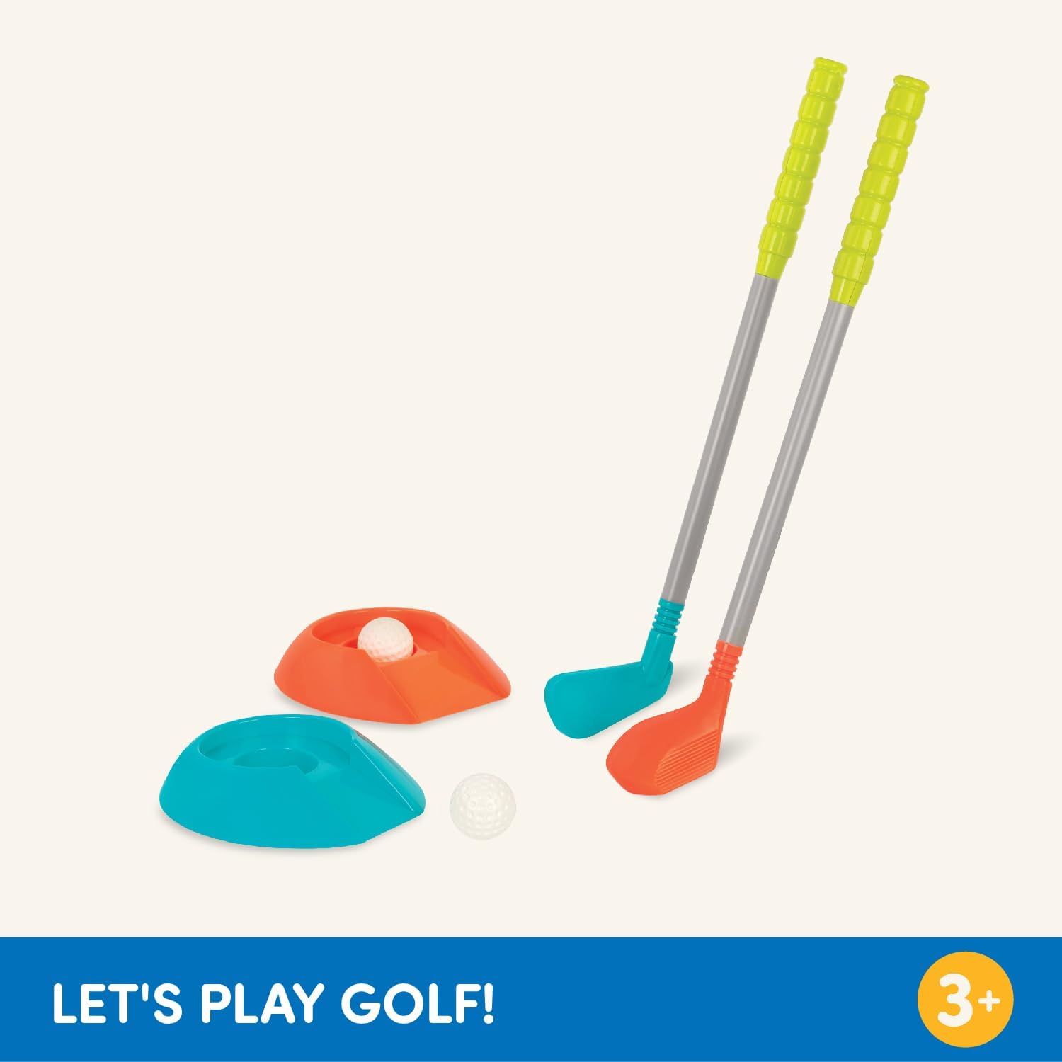 Thumbnail 6 de Battat – Ensemble de Golf pour Enfants – 2 Clubs, 2 balles, 2 trous de putting (3 ans et +)