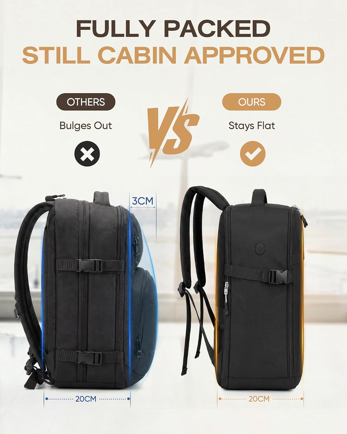 Thumbnail 2 de Hayayu 24L Cabin Backpack 40x30x20