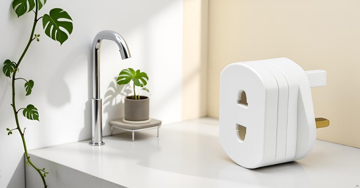 Thumbnail 6 de DAPTER 1 Pack White 1A fused shaver adapter plug 🔌