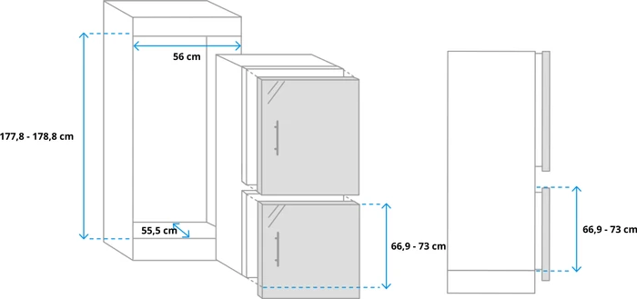 Thumbnail 15 de Beko BCSA285K4SN1 – Höchste Gleichkühlung in einer Einbau-Kühlgefrierkombination