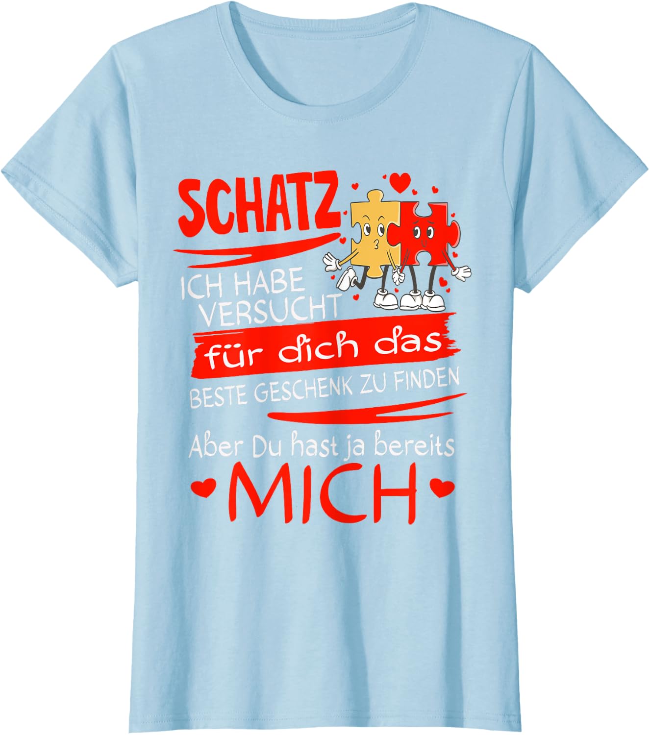 Thumbnail 4 de Schatz ich Habe versucht T-Shirt für Partner