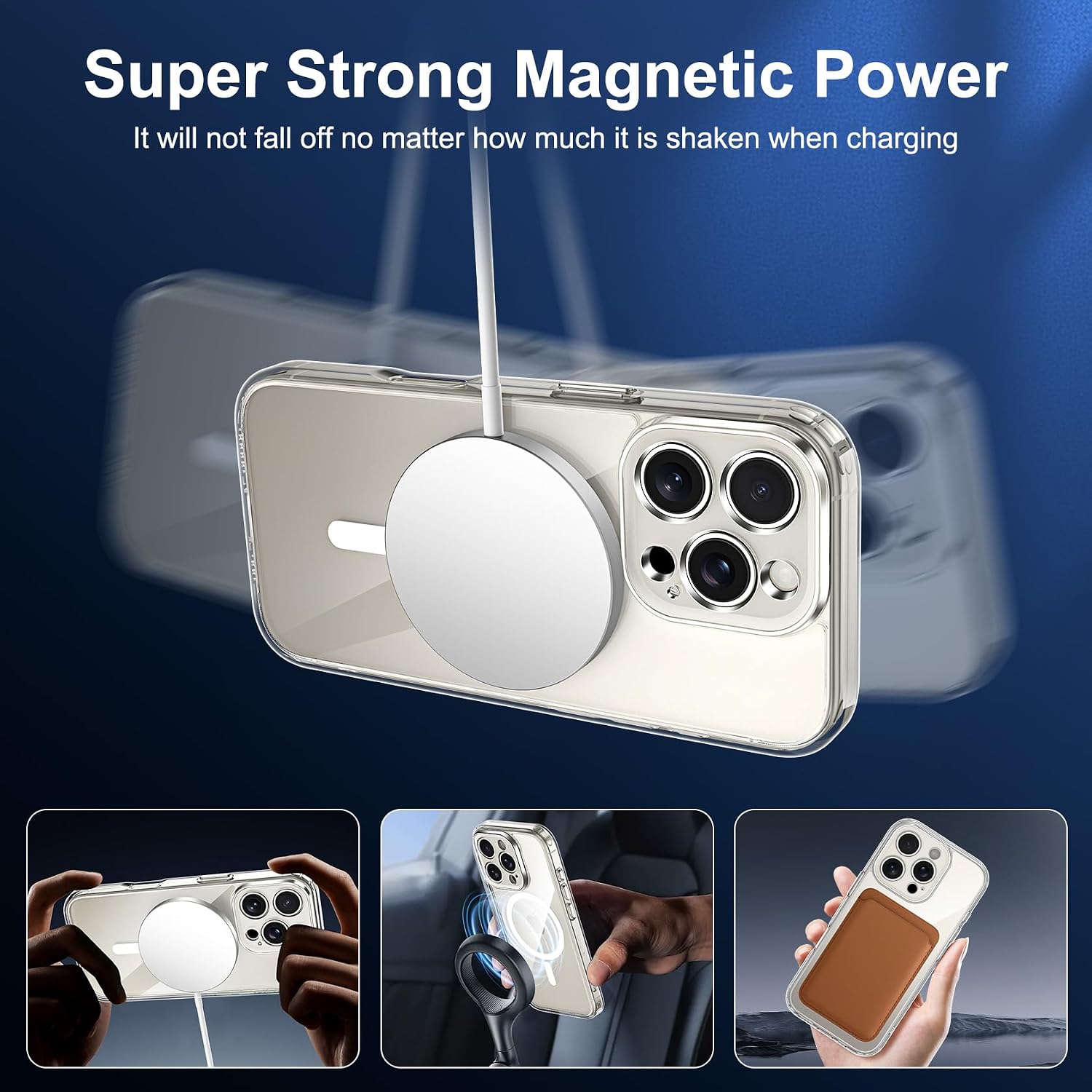 Thumbnail 4 de Helssitot Coque magnétique iPhone 16 Pro 6,3 pouces