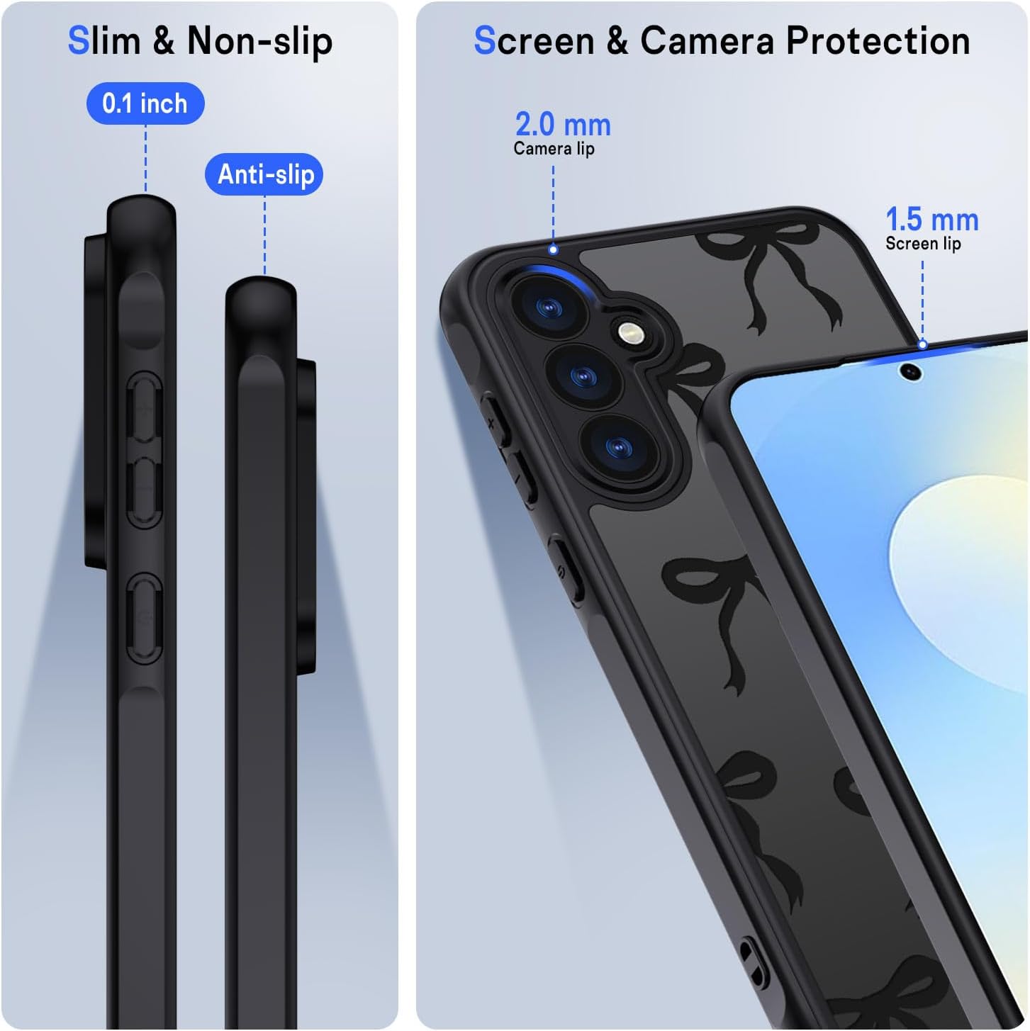 Thumbnail 5 de TUUTPU Coque Galaxy S26 5G Arc Papillon Noir