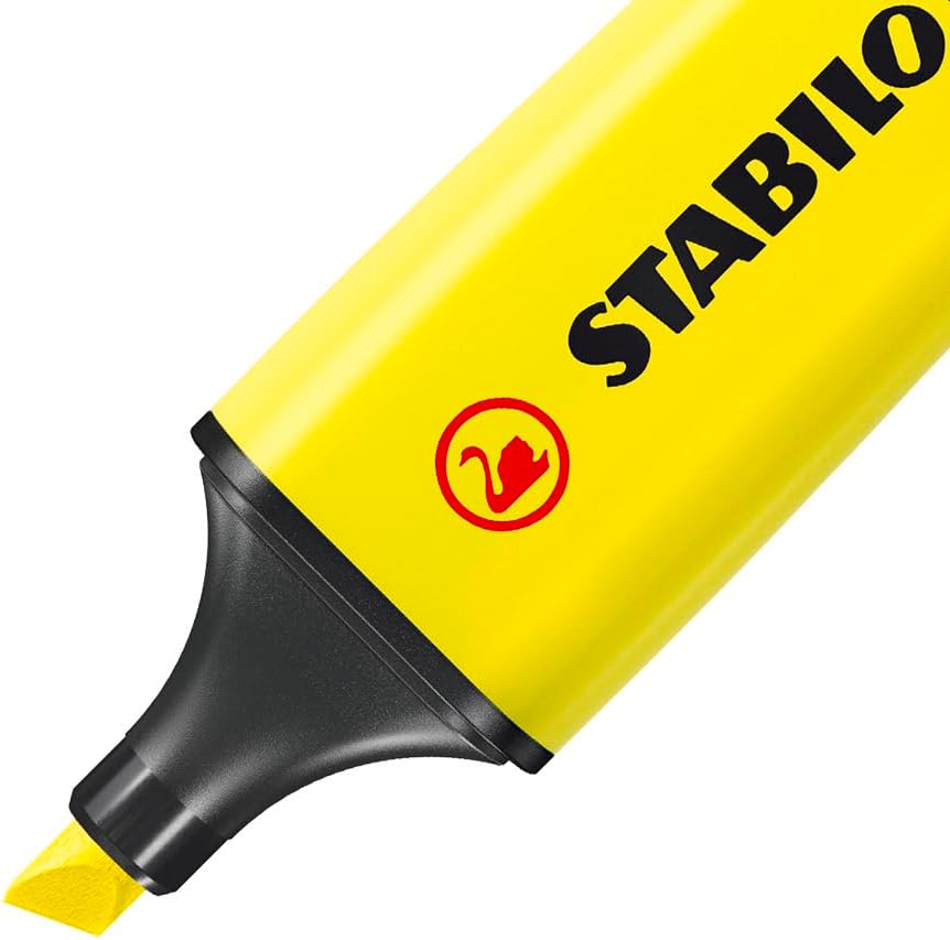 Detalle 2 de Stabilo Boss Original Highlighters Pack of 10 – Yellow