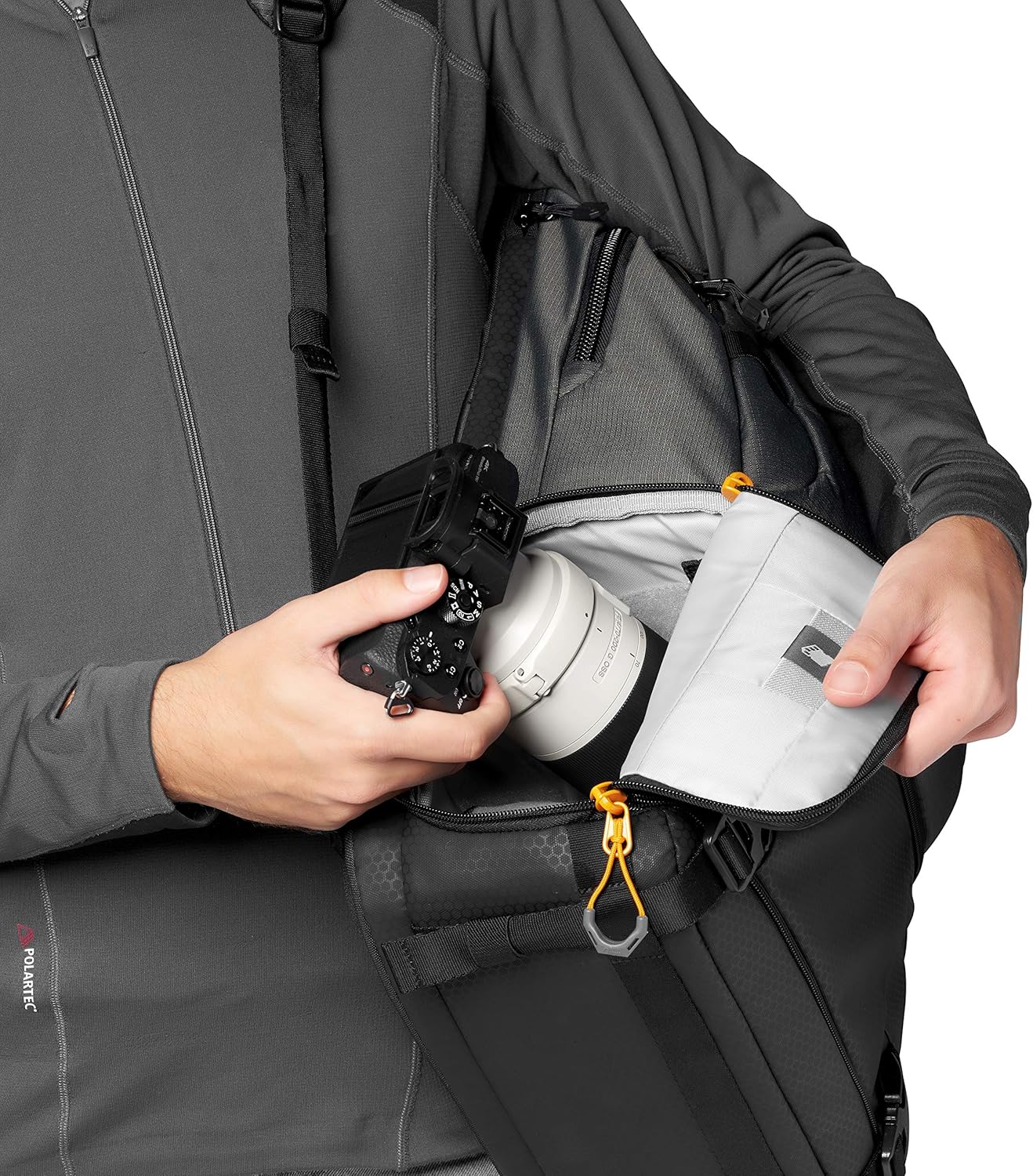 Thumbnail 2 de Lowepro Kameratasche mit QuickDoor, Regenhaube und Laptopfach bis 13 Zoll
