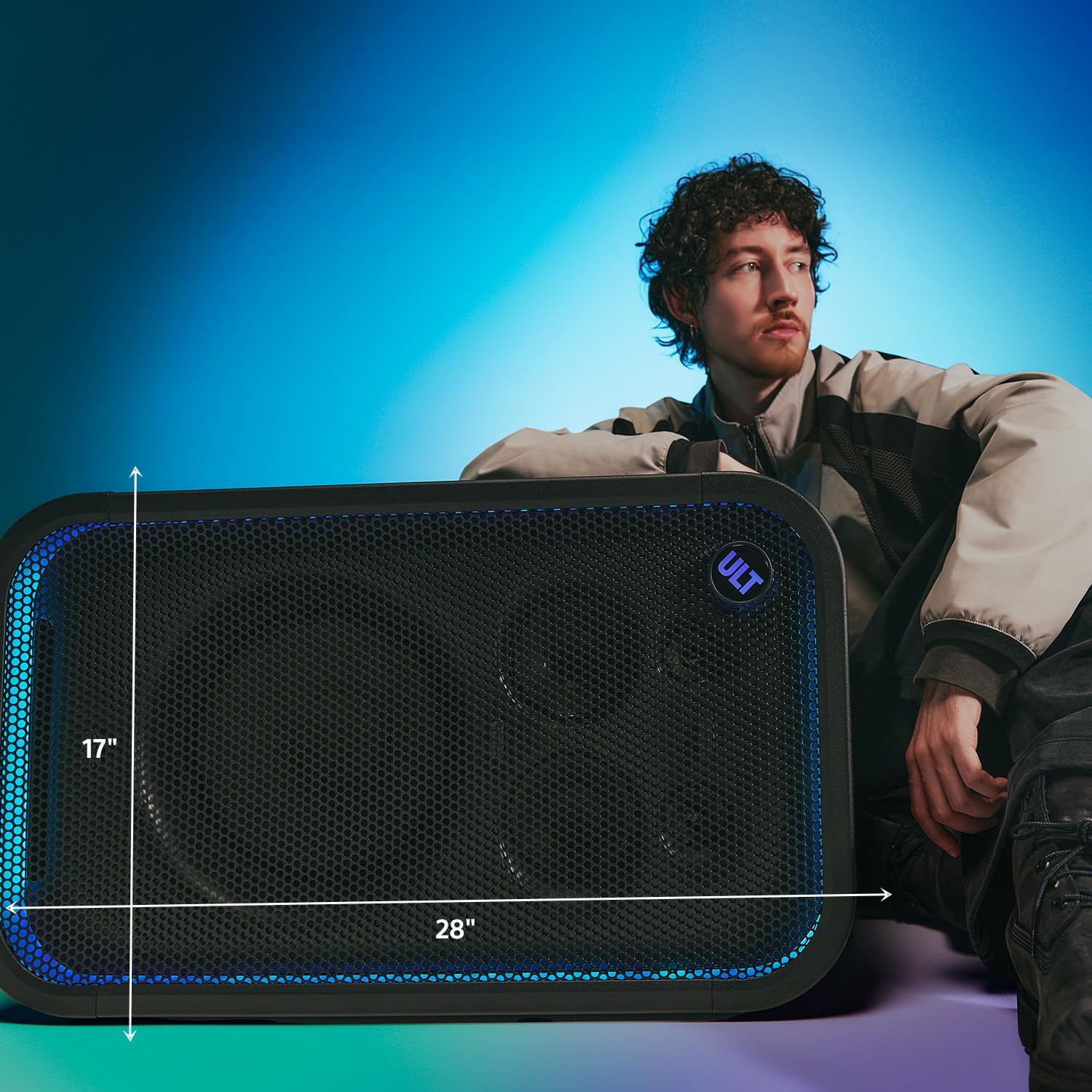 Detalle de Sony ULT TOWER 7 SRSULT700 Party Speaker with Karaoke, IPX4 and 30-Hour Battery