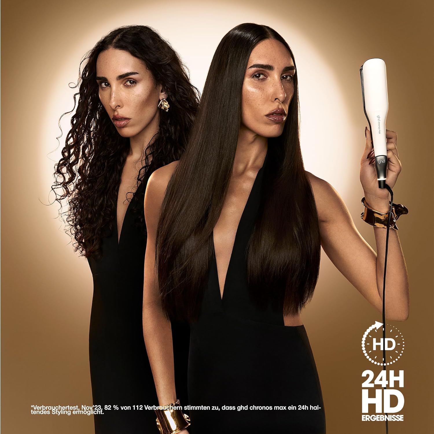 Detalle de ghd chronos max Breites Glätteisen – leistungsstarker Styler für dickes, langes und lockiges Haar
