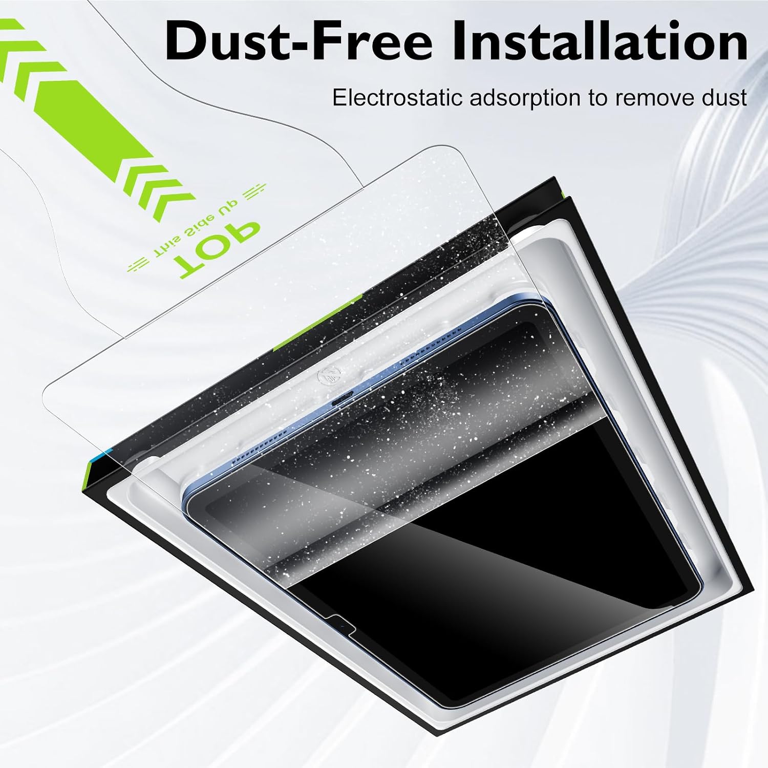 Detalle de Esanik Tempered Glass Screen Protector for 11-Inch iPad