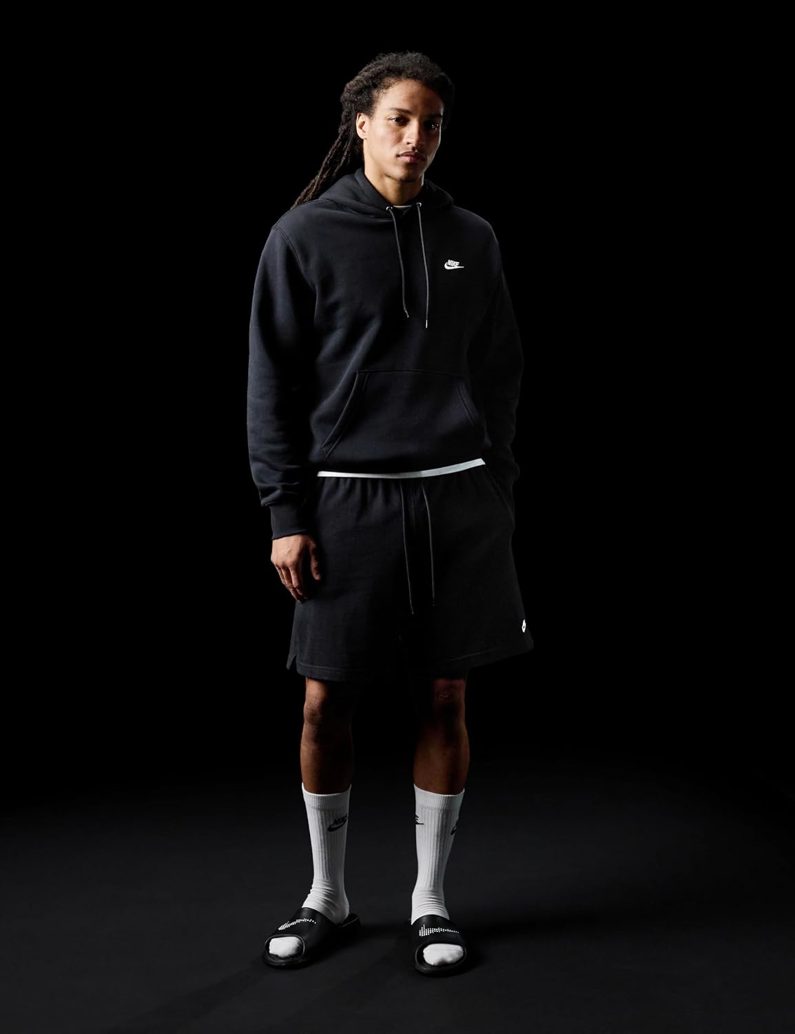 Thumbnail 5 de Nike Club Knit Shorty — męskie spodenki czarno-białe, XXL