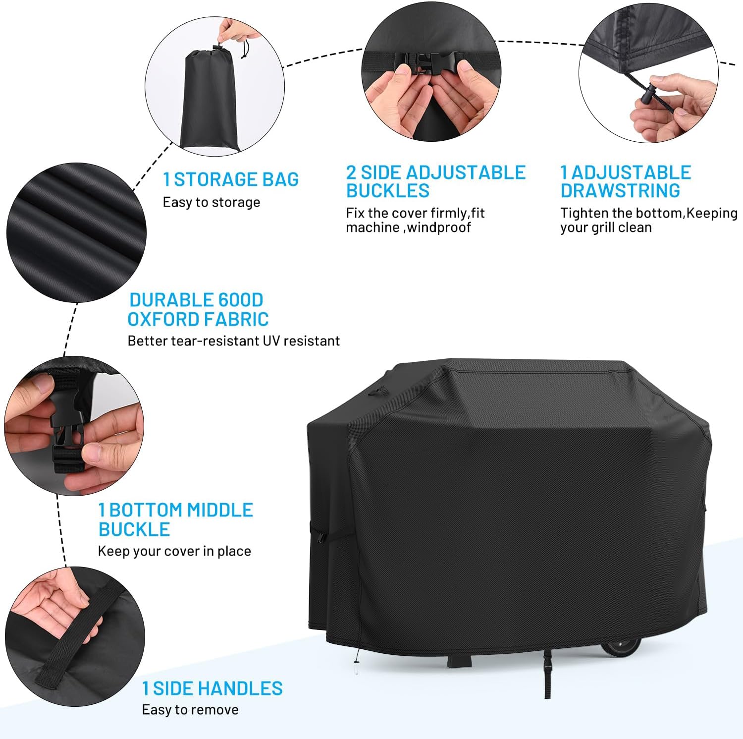 Thumbnail 3 de Armorget Funda Impermeable para Barbacoa 147x61x122cm