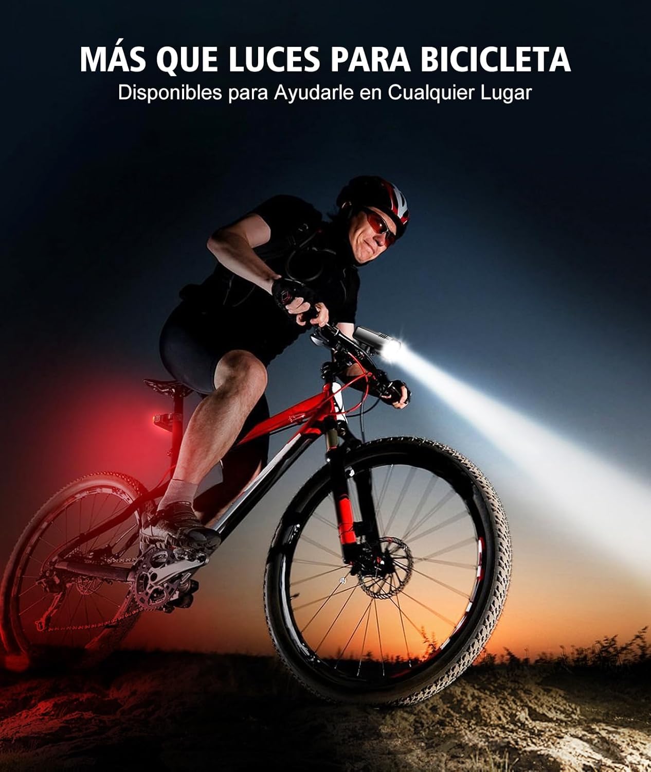 Thumbnail 6 de Babacom Luces Bicicleta 1300 Lúmenes
