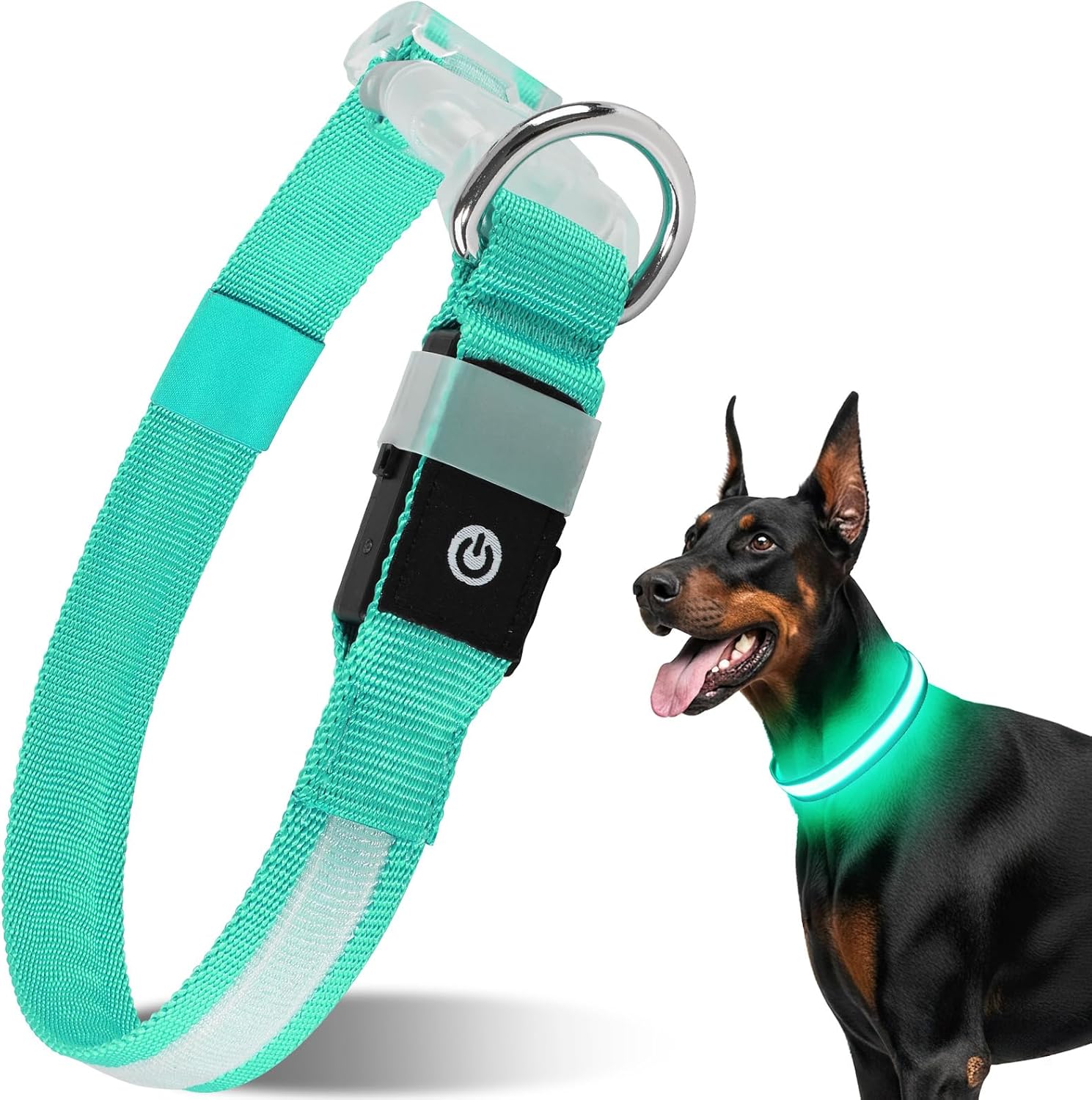 Detalle de CAWJUG Dog LED Collar
