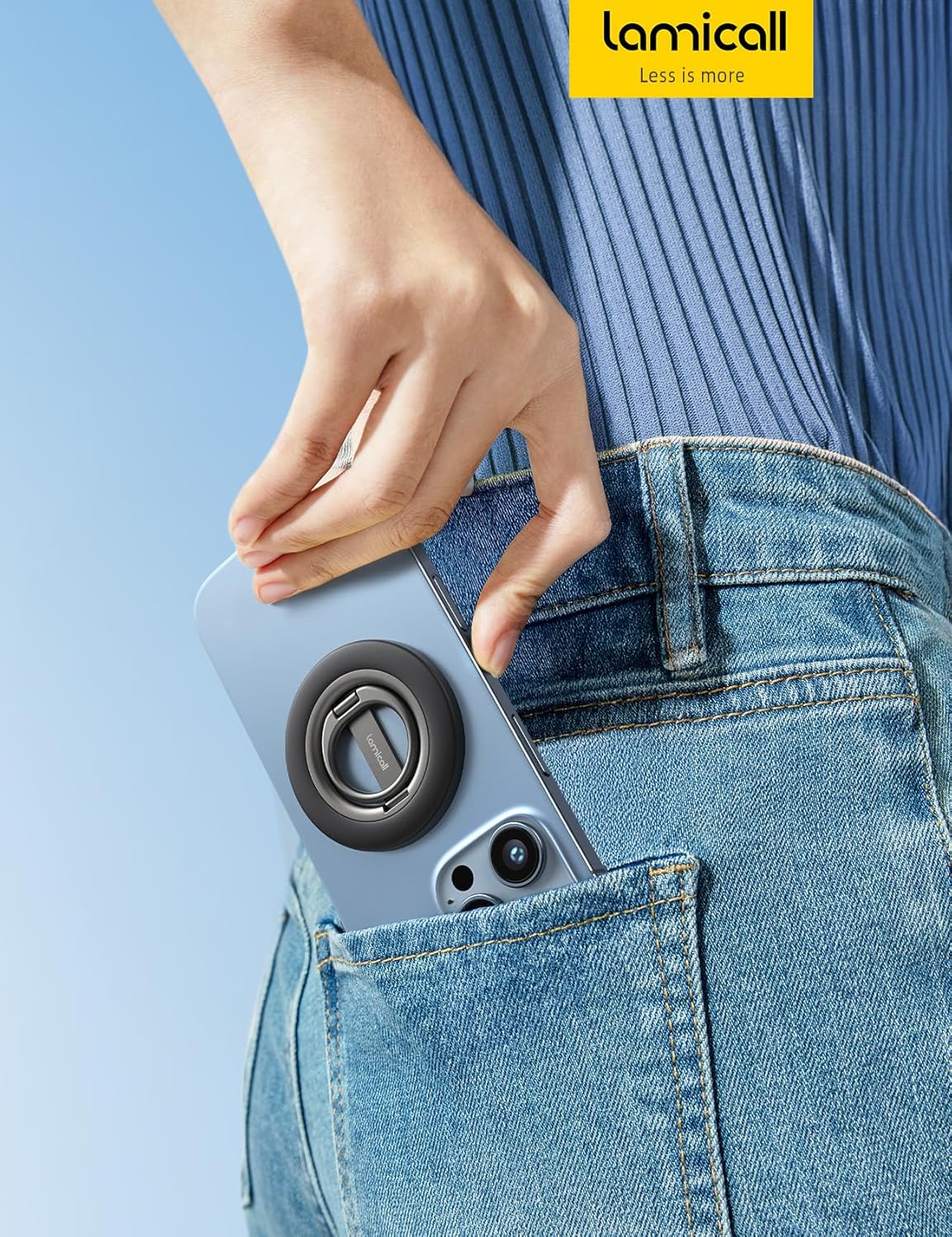 Thumbnail 6 de Lamicall Magnetic Phone Ring Stand 360° grip