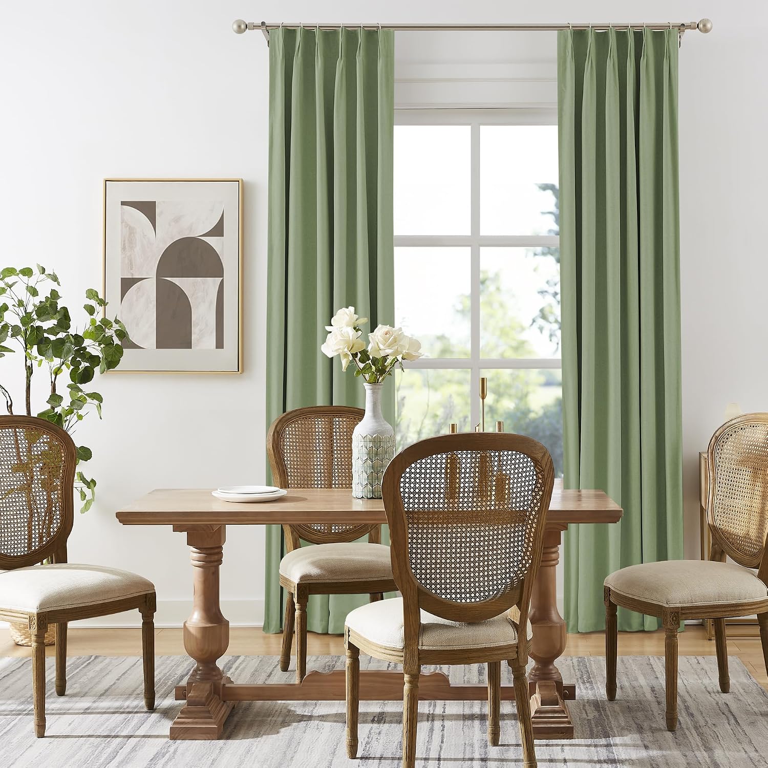 Detalle de DUALIFE Blackout Curtains, 40 x 63 Inches