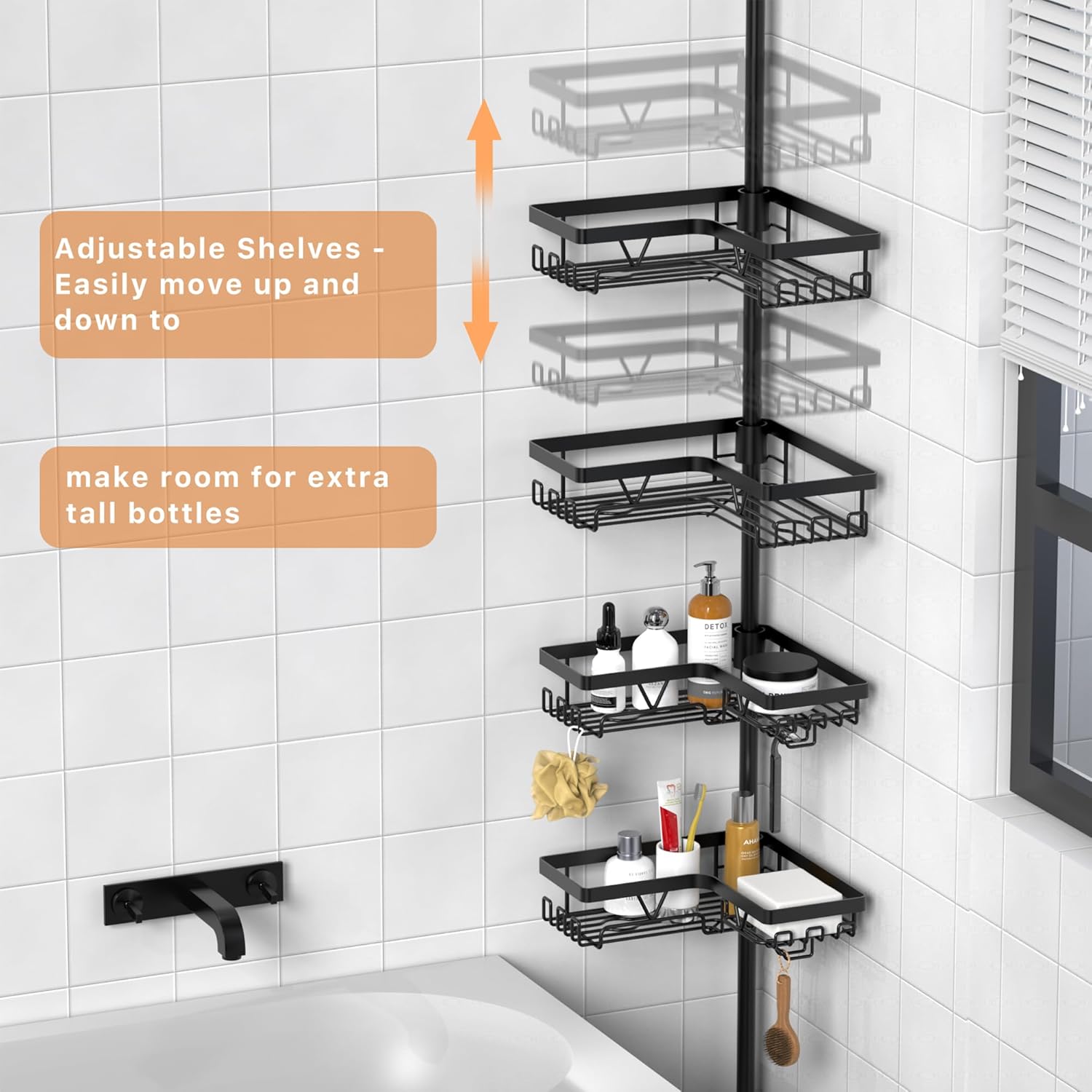 Thumbnail 1 de Kegii Corner Shower Caddy 25-114.2 in