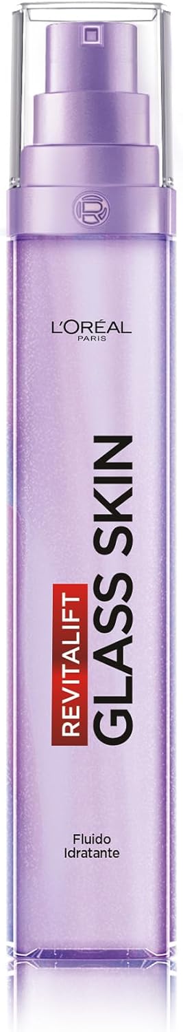 Detalle de L'Oréal Paris Fluido Idratante Revitalift Filler Glass Skin 50 ml – Idratazione intensa e effetto pelle di vetro