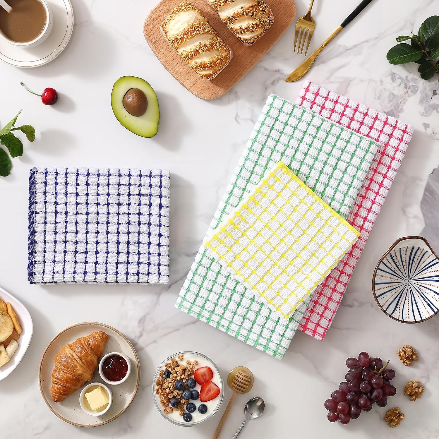 Detalle 2 de Homaxy Kitchen Towels Set 8pc