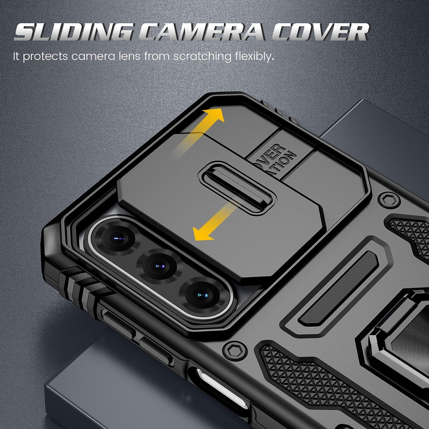 Detalle 2 de Doeshine Samsung Galaxy A17 4G/5G case with 360° ring