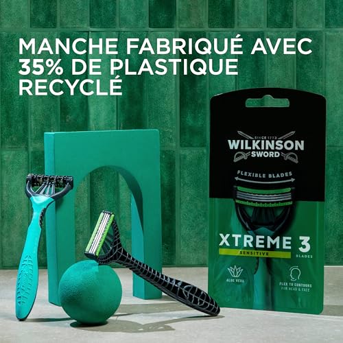 Thumbnail 6 de Wilkinson Sword Xtreme 3 Sensitive – rasoir jetable, lot de 16 (8 offerts)