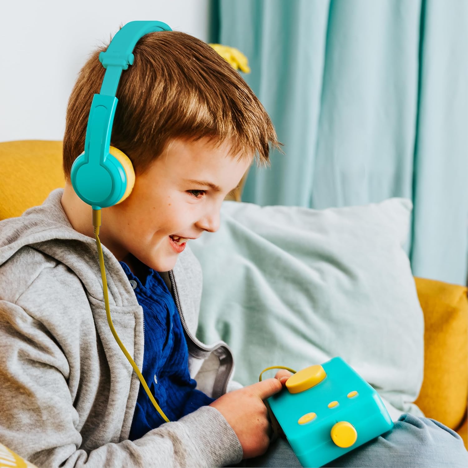 Thumbnail 1 de Lunii Casque Audio Enfant Filaire – Confort, sécurité et partage pour les histoires