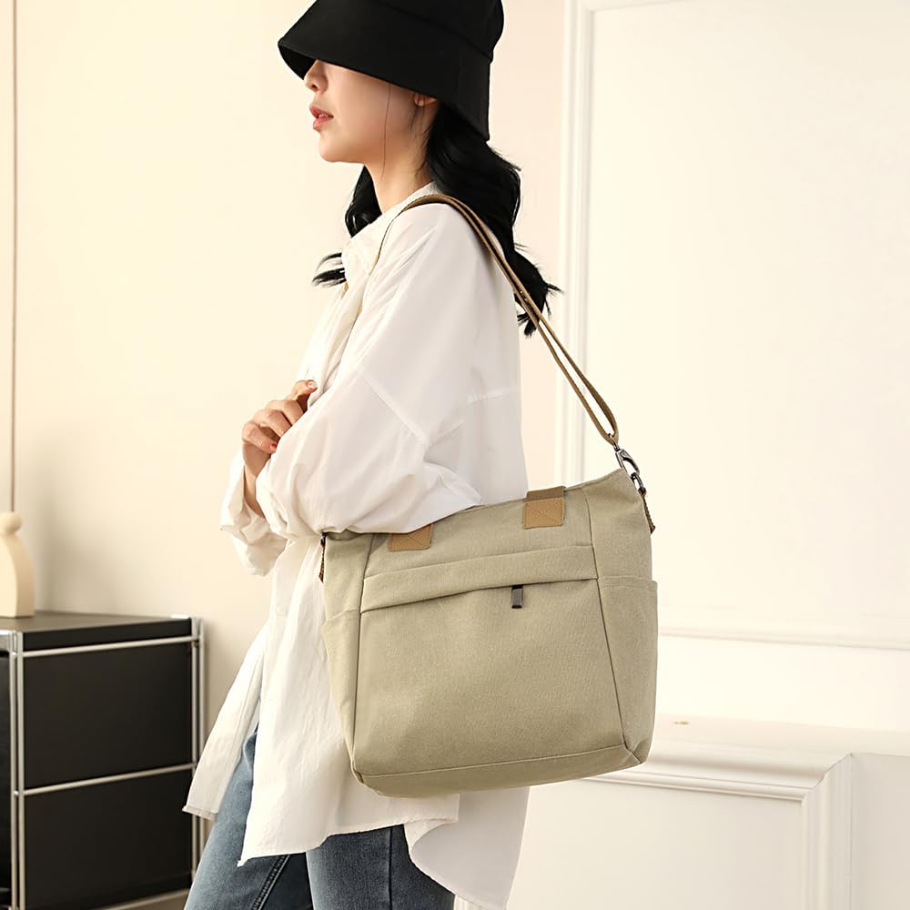 Thumbnail 2 de Zhongningyifeng Canvas Tote Bag with zipper