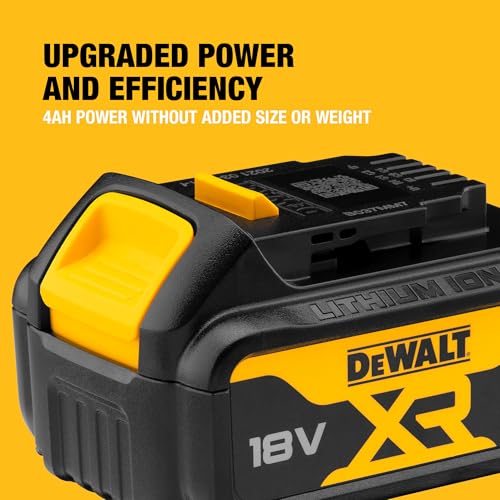 Thumbnail 1 de DEWALT 18V XR 4Ah Battery, DCB182-XJ: a practical upgrade for professionals