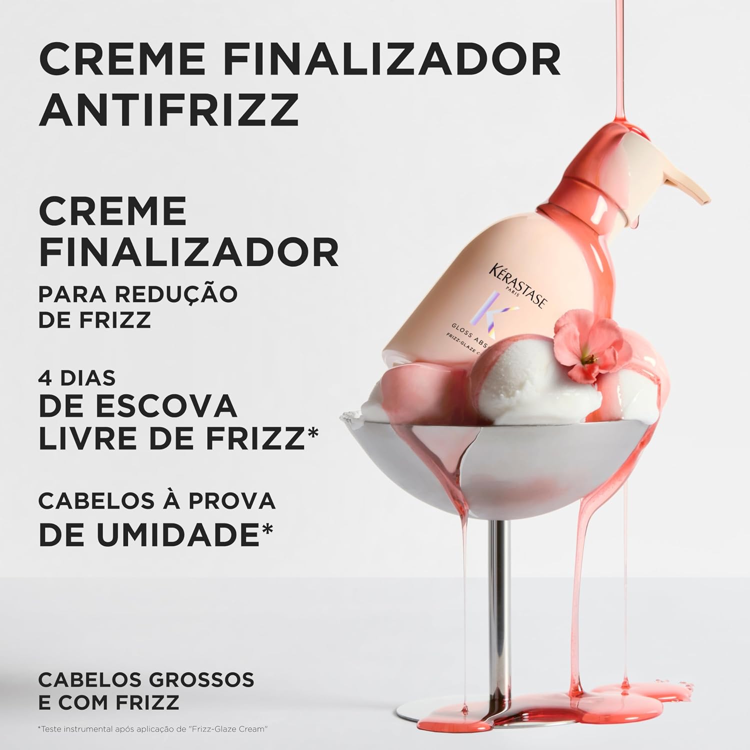 Thumbnail 2 de Kérastase Gloss Absolu Frizz-Glaze Cream: Leave-In Conditioner with Heat Protection