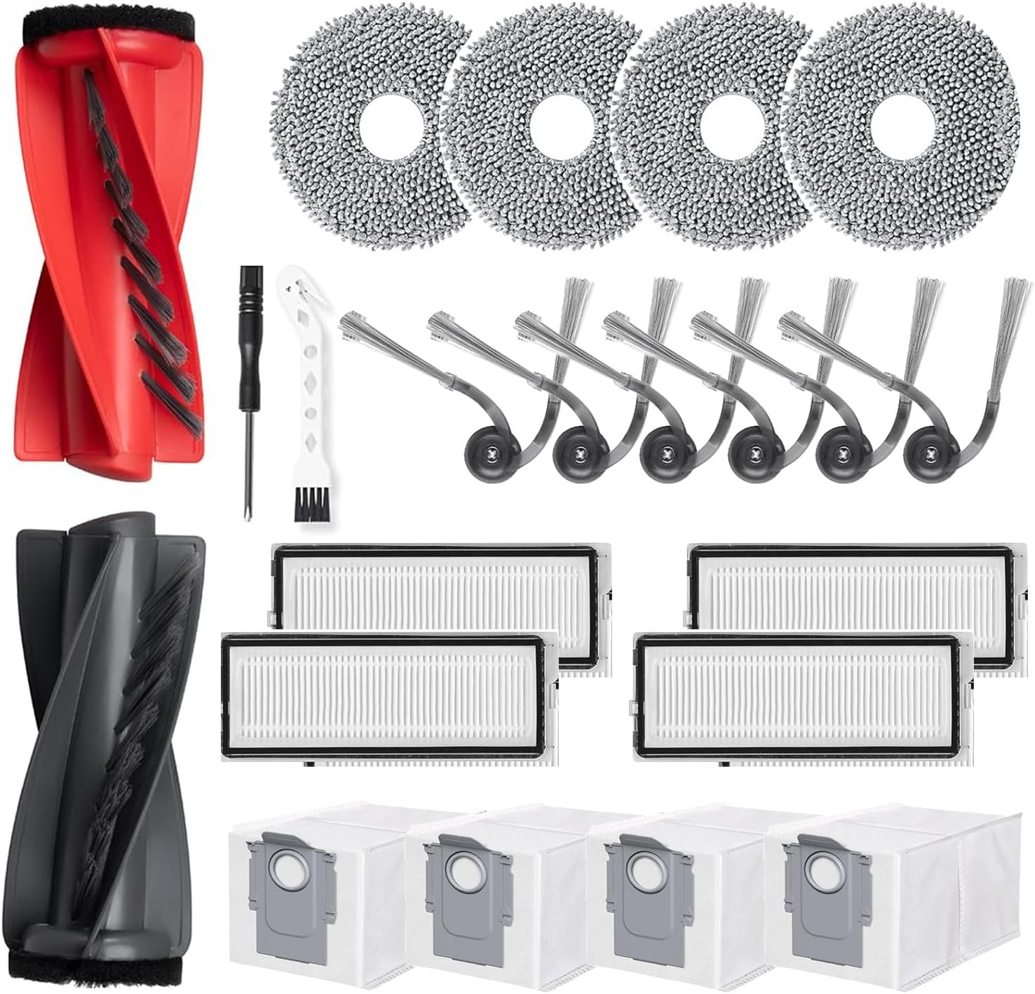 Detalle de 22‑tlg Zubehör für Roborock Qrevo S5X 22 Teile 🧹
