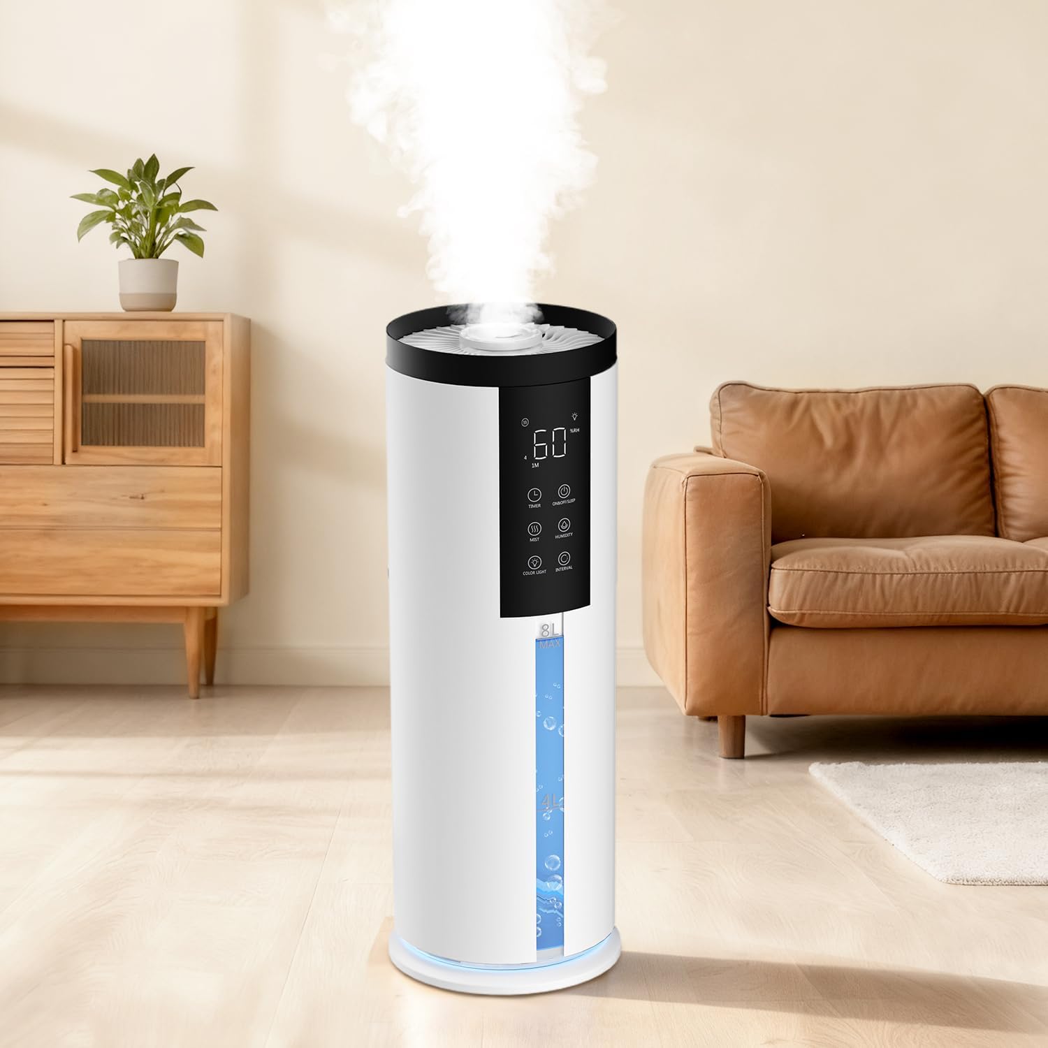 Detalle de GloryAir 8L Humidifier for Large Rooms 🏠