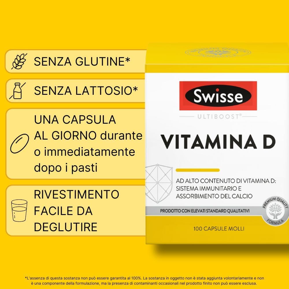 Thumbnail 4 de Swisse Ultiboost Vitamina D 2000 UI – Integratore di Vitamina D3 per ossa e sistema immunitario