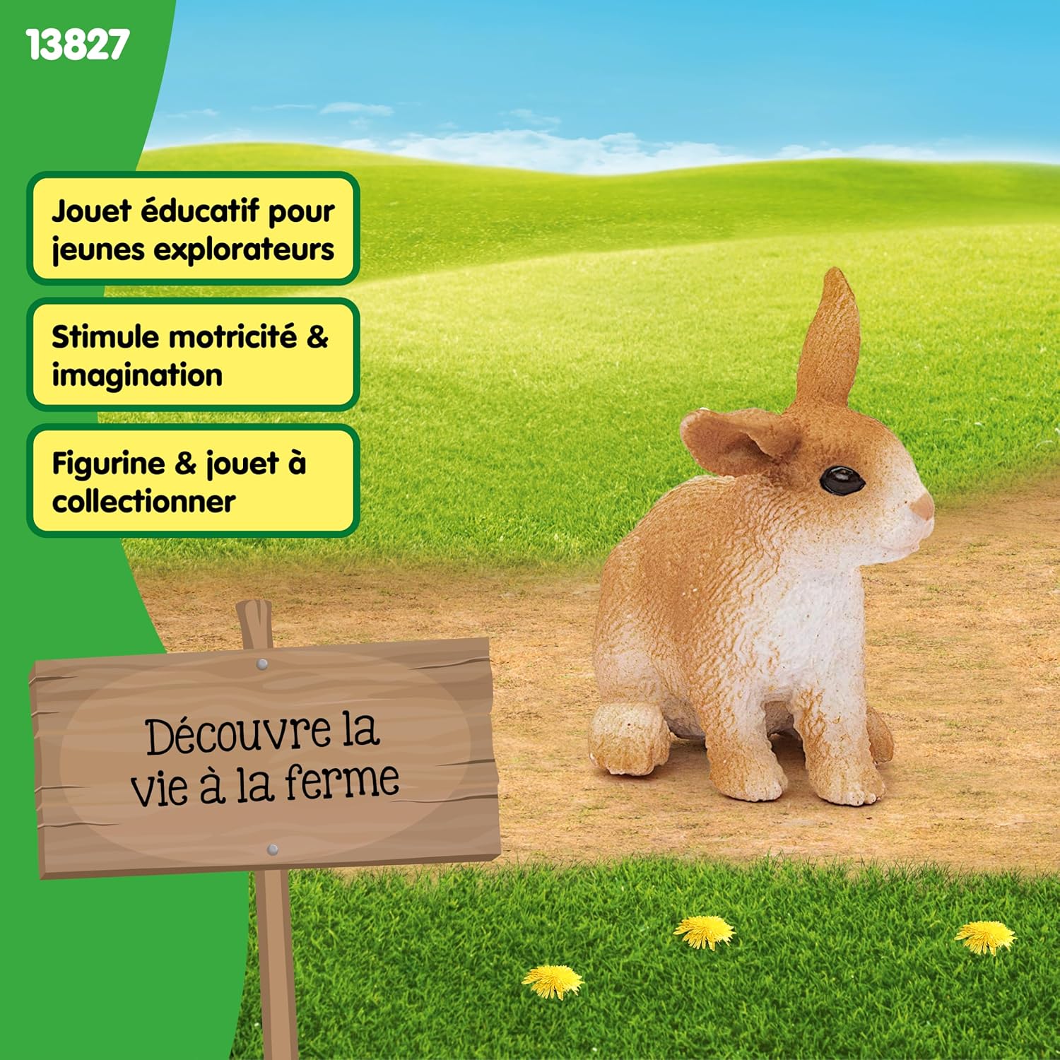 Thumbnail 5 de Schleich Farm World Lapin 13827 – Figurine Ferme, 4 x 3 x 4 cm
