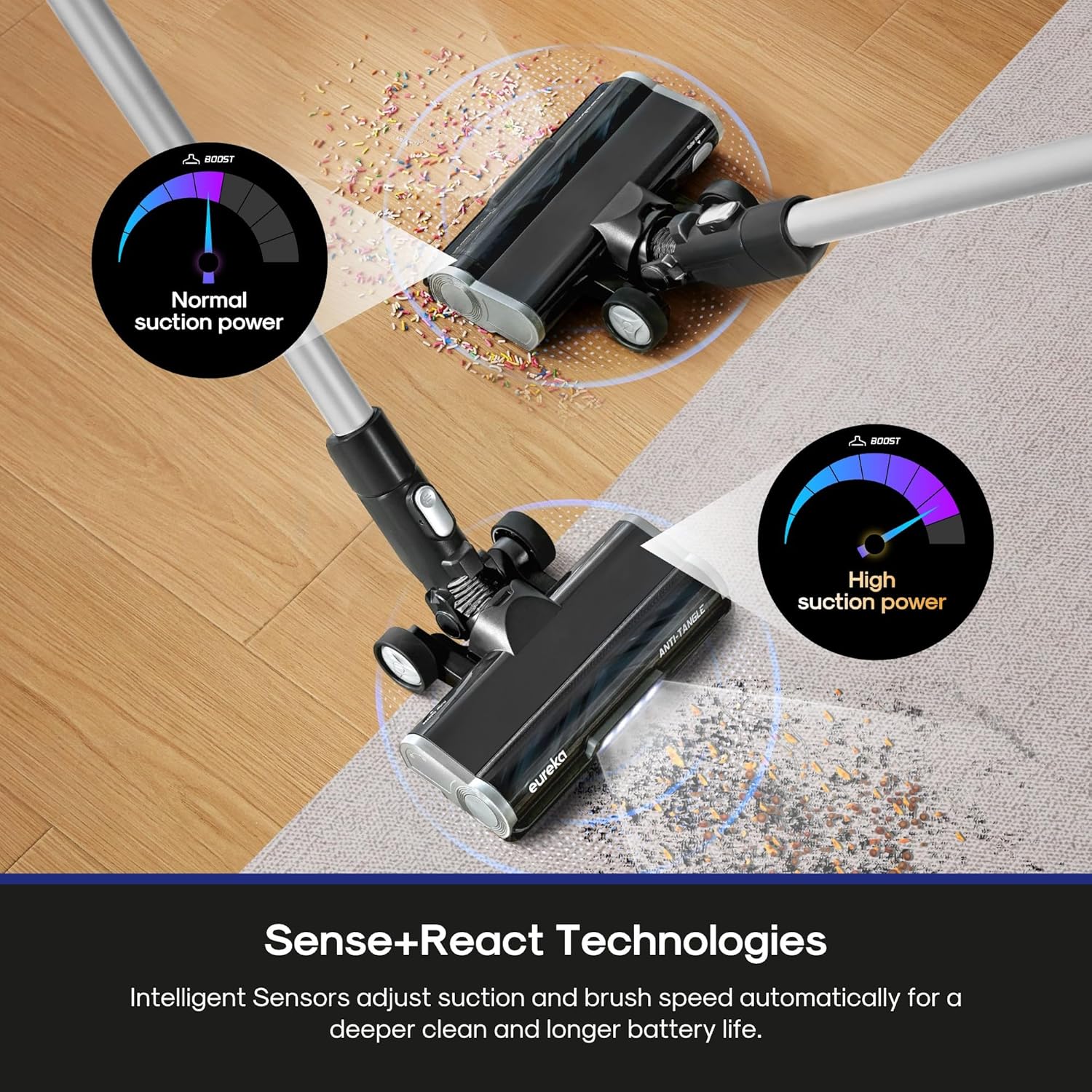Thumbnail 2 de Eureka NEC451BL 60 min cordless vacuum 🧹