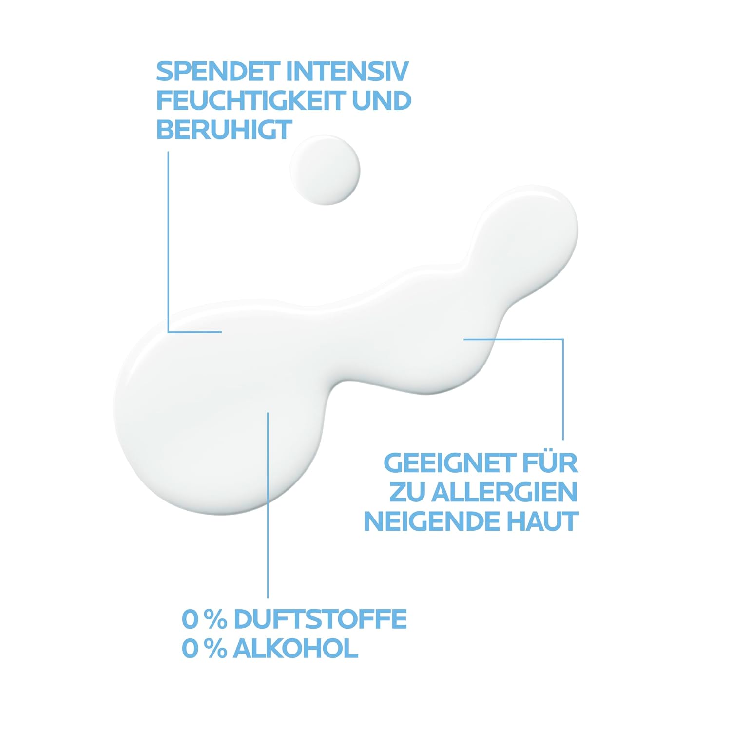 Detalle de La Roche-Posay Toleriane Dermallergo regenerierendes Gesichtsfluid für empfindliche, zu Allergien neigende Haut (40 ml)