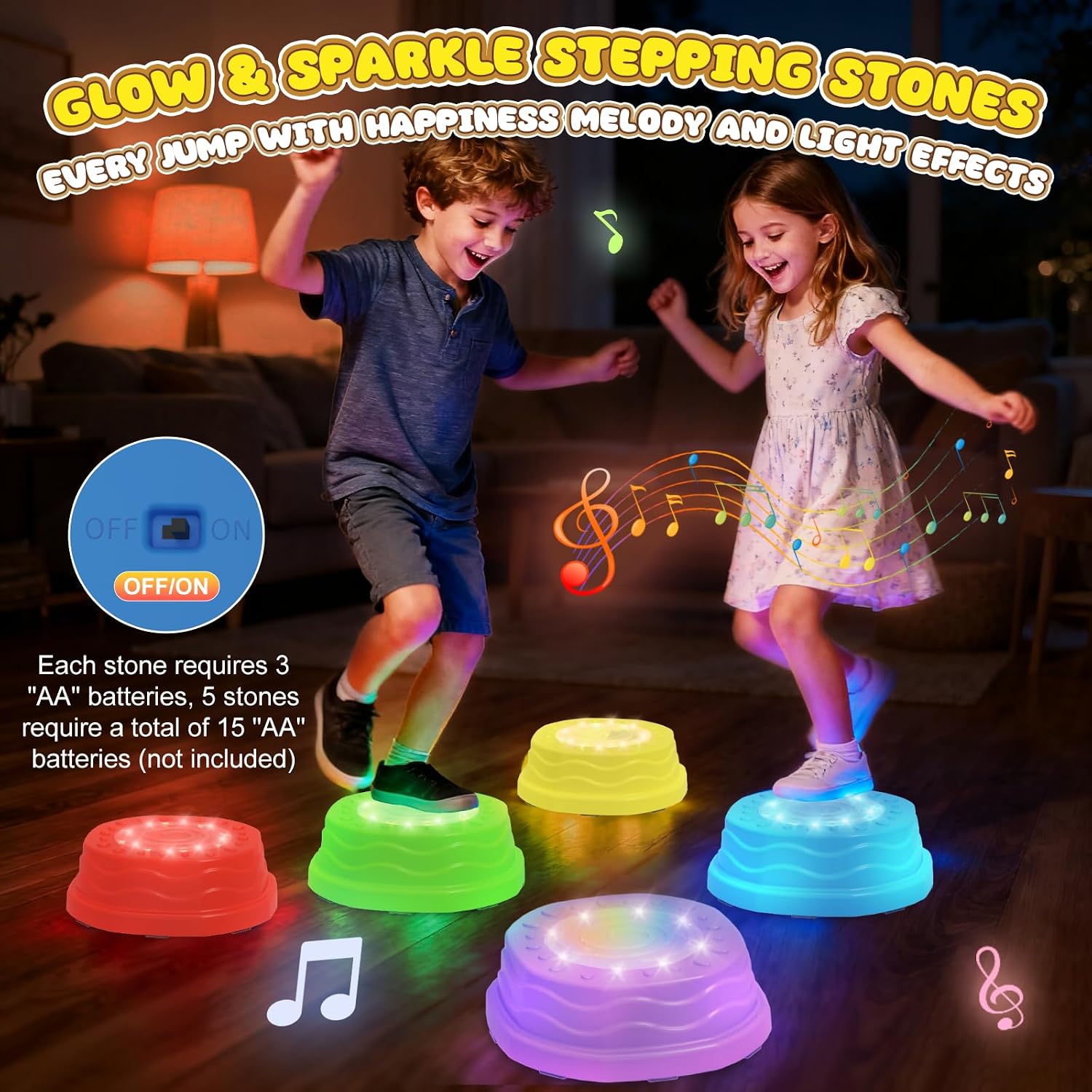 Thumbnail 4 de TERRAMUS stepping stones for kids, 5 PCS