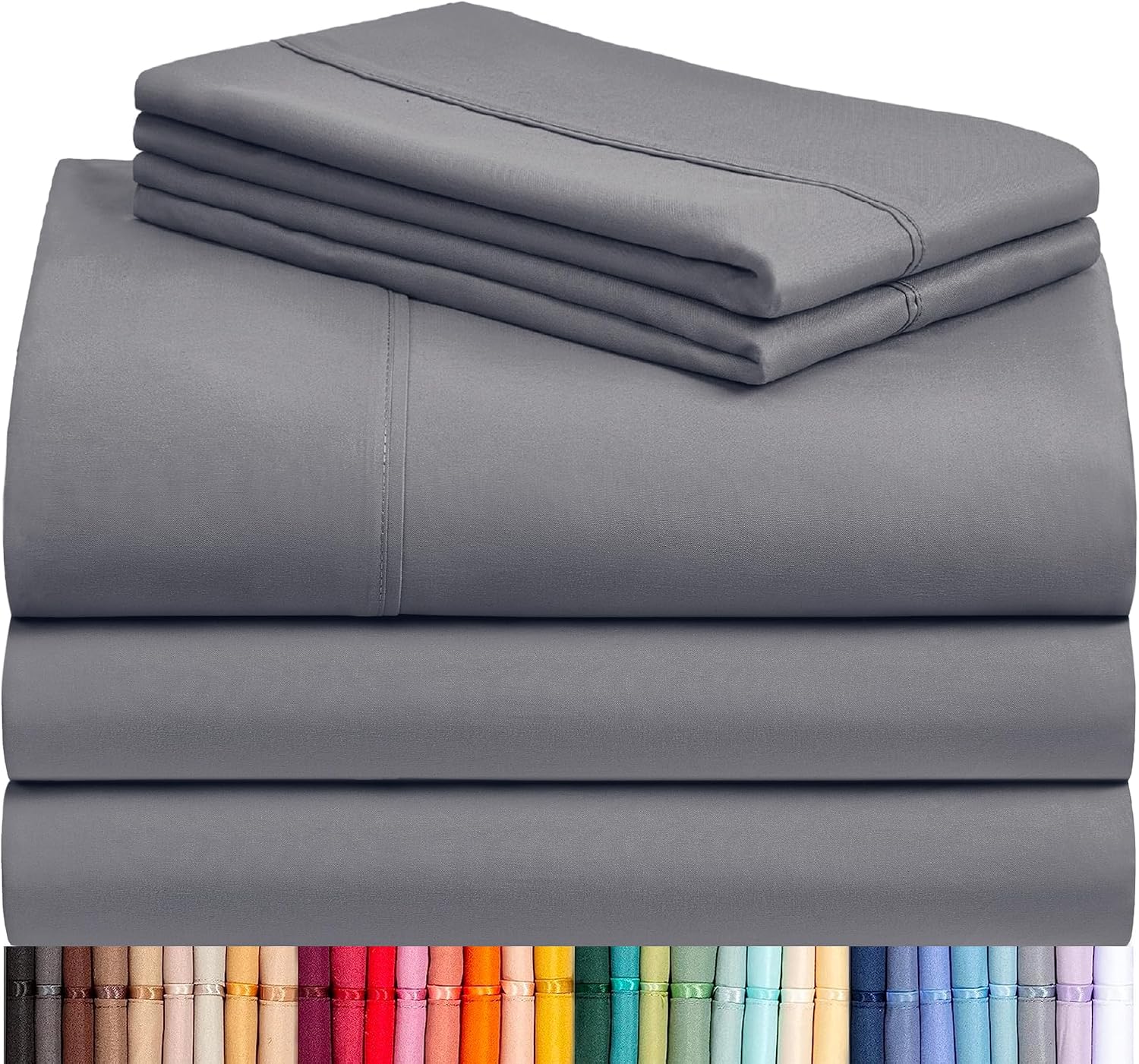 Detalle de LuxClub 5 PC Split King Sheet Set