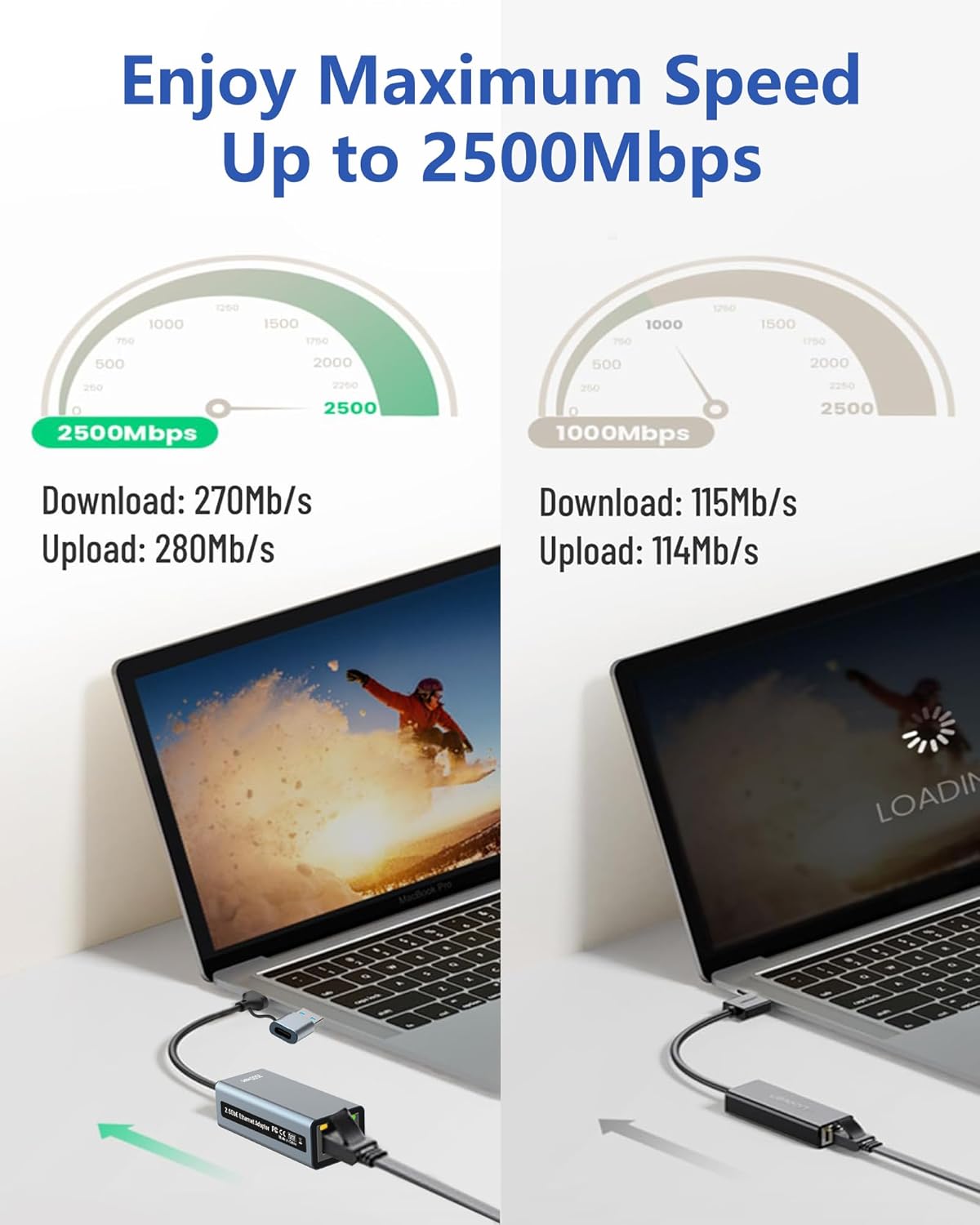 Thumbnail 3 de Omivine 2.5G USB-C LAN Adapter