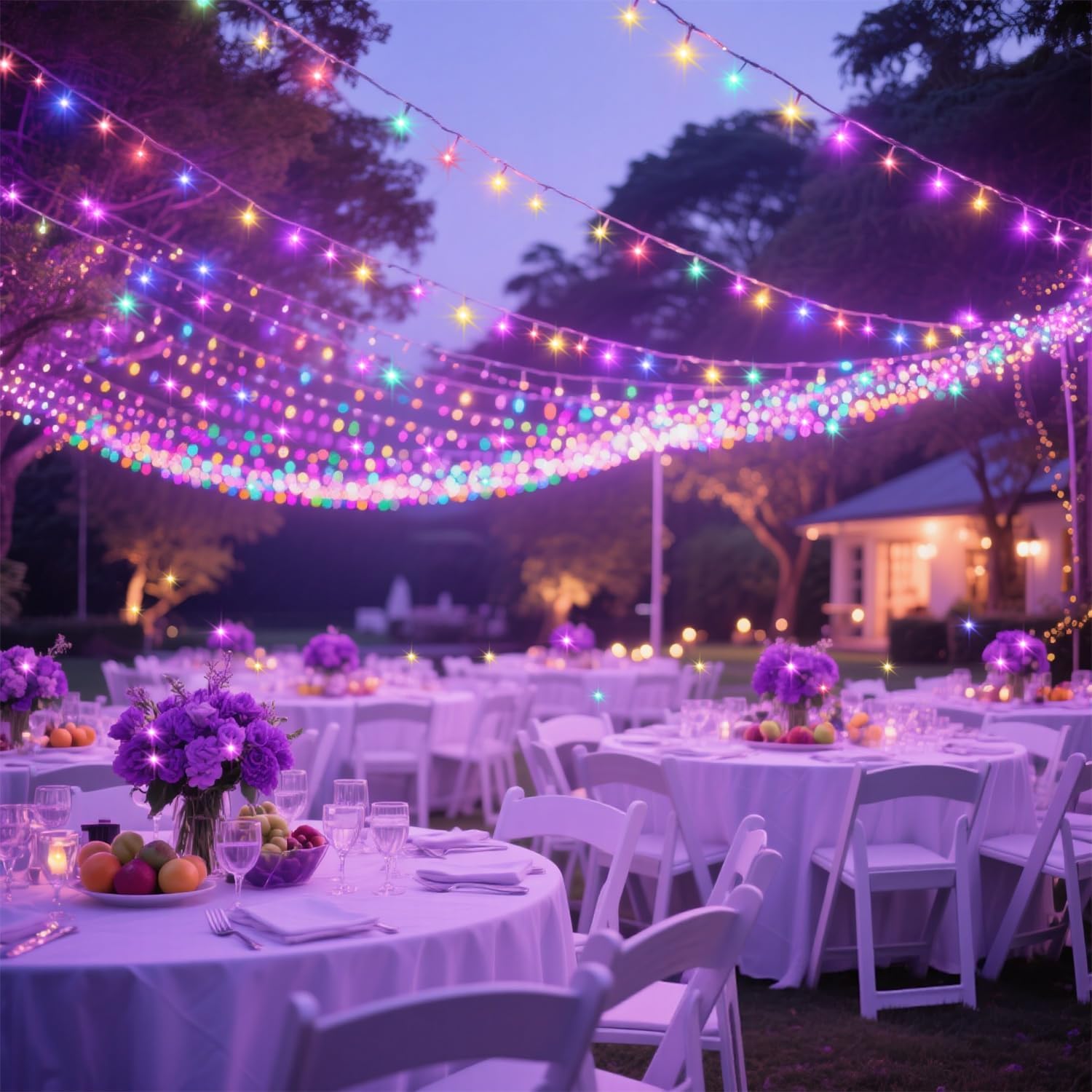 Detalle de taiyongkang PLLD-24M-200LED-COLOR-TP lichtsnoer 24 m met 200 leds